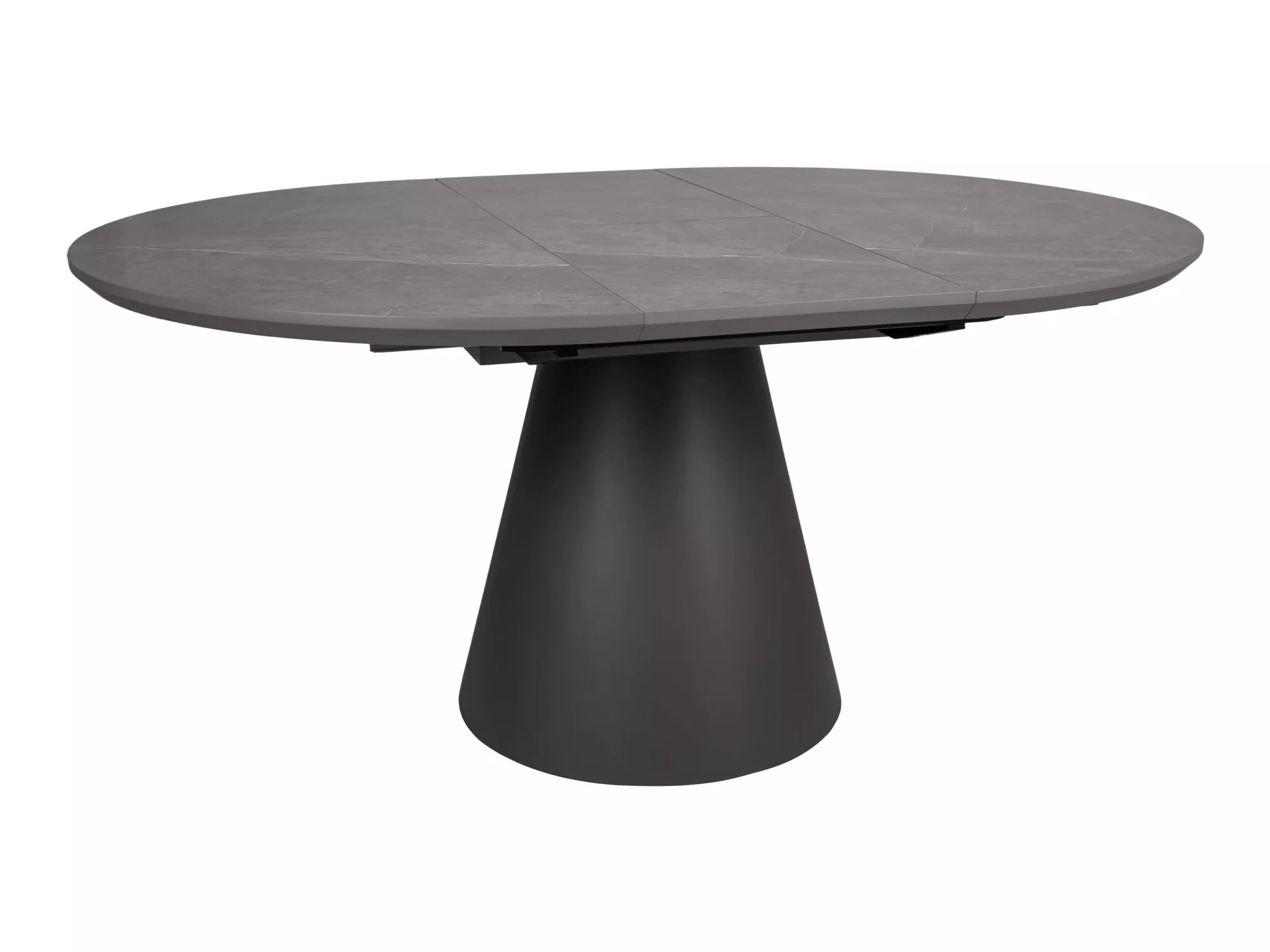 Mesa Detroit 920 (Mármol gris + Negro)