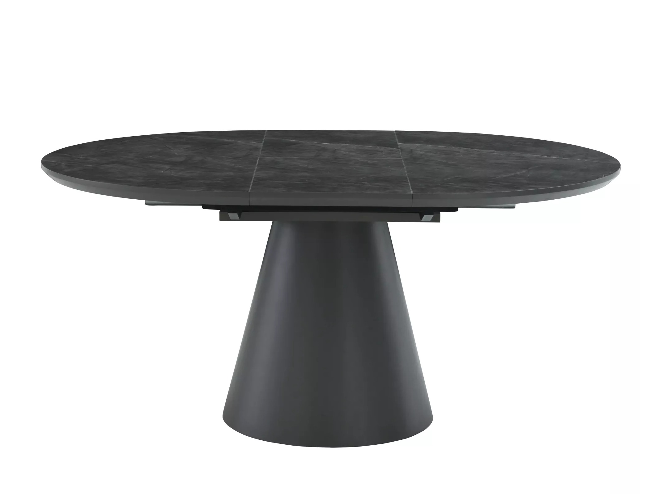 Mesa Detroit 920 (Mármol gris + Negro)