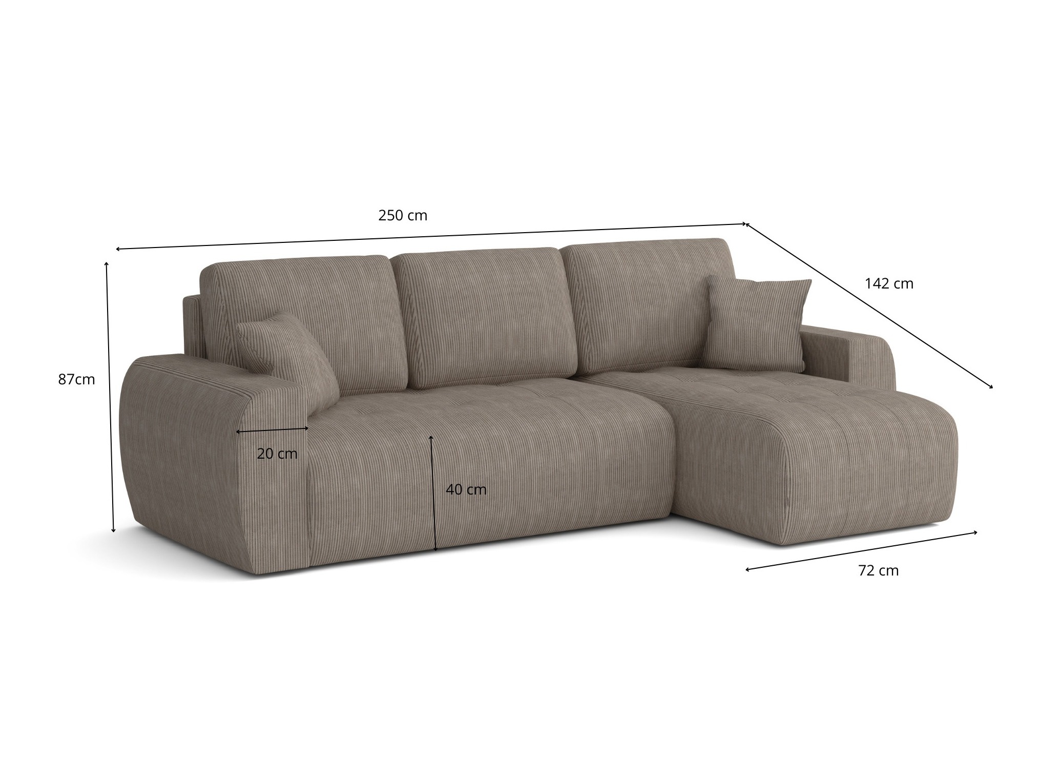 Sofá rinconero Calexico 101