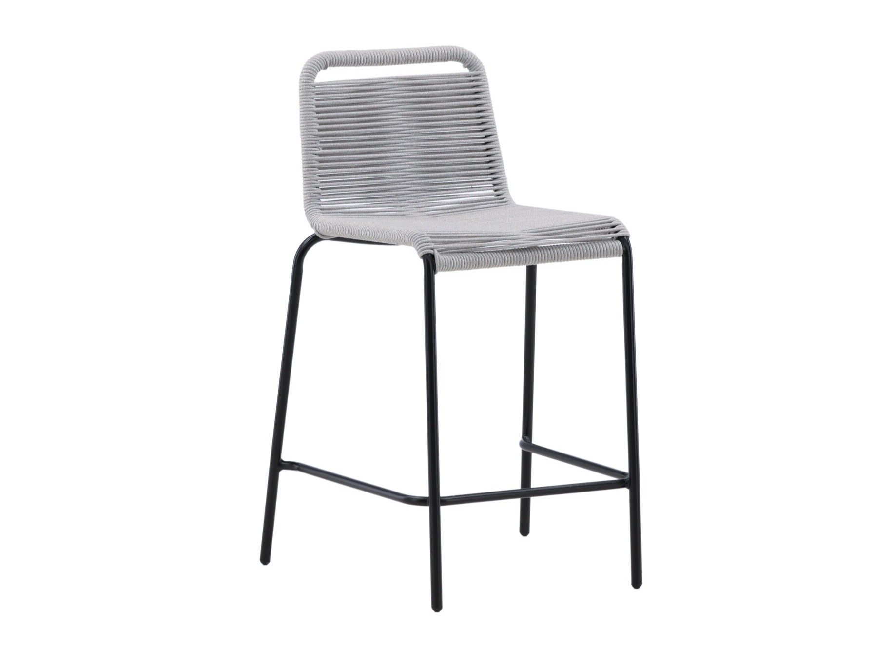 Silla para barra de exterior Dallas 3398 (Gris claro)