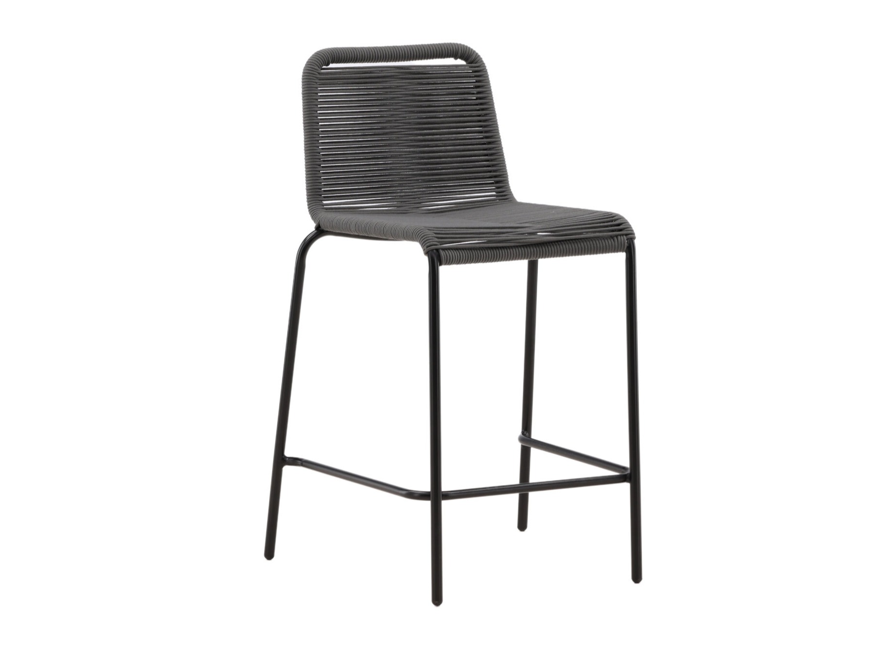 Silla para barra de exterior Dallas 3398 (Gris oscuro)
