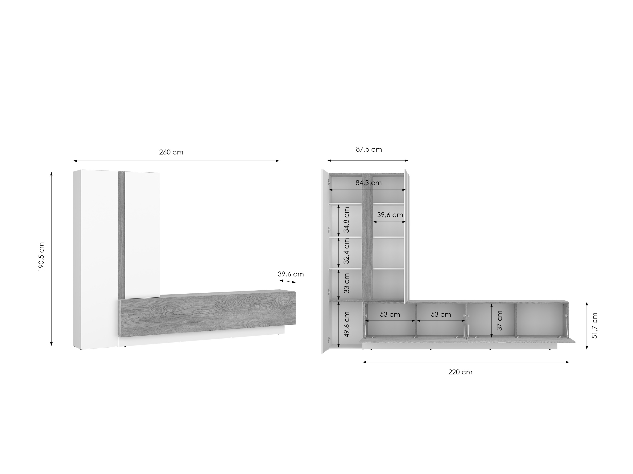 Conjunto de salón Ontario 164