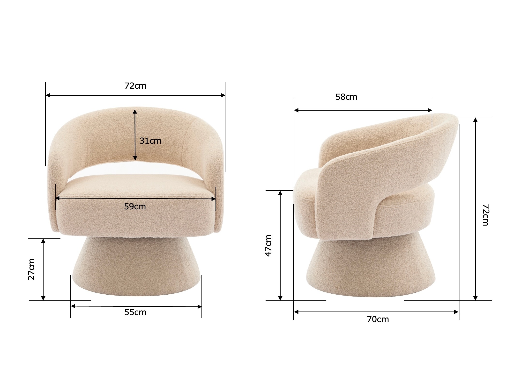 Sillón Comfivo 475 (Gris)