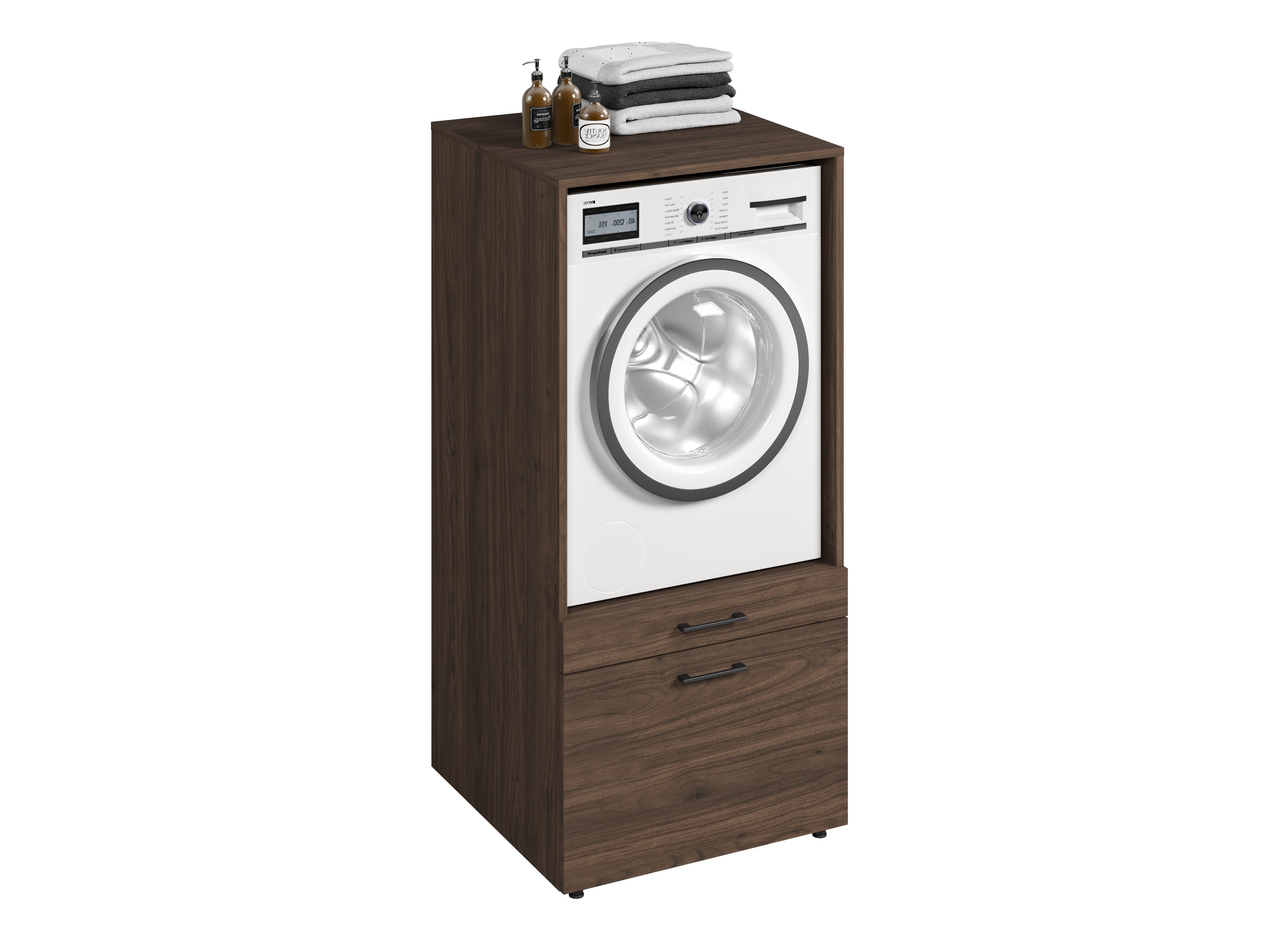 Estantería para baño Novdele 102 (Nogal)