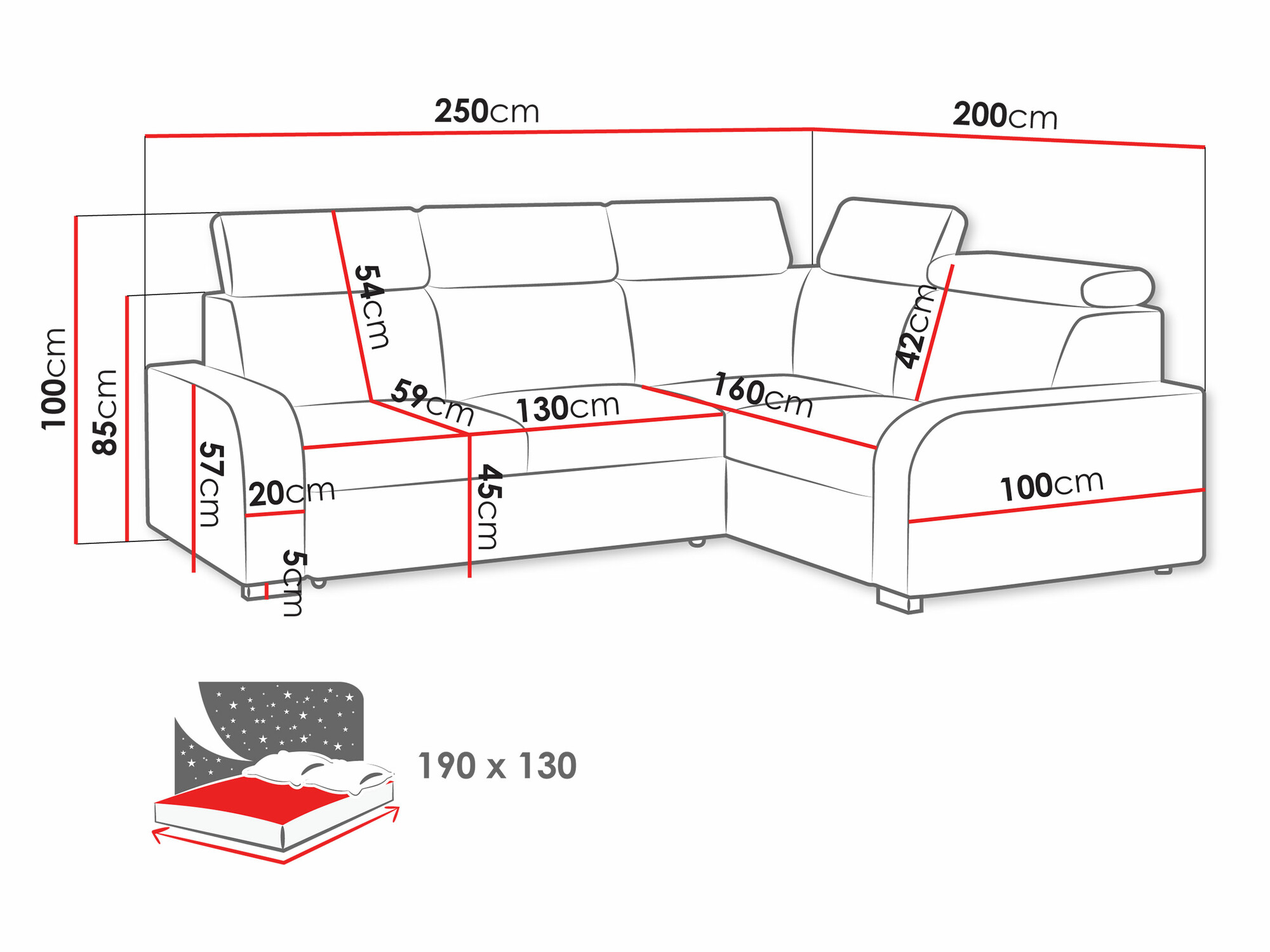 Sofá rinconero SP5999