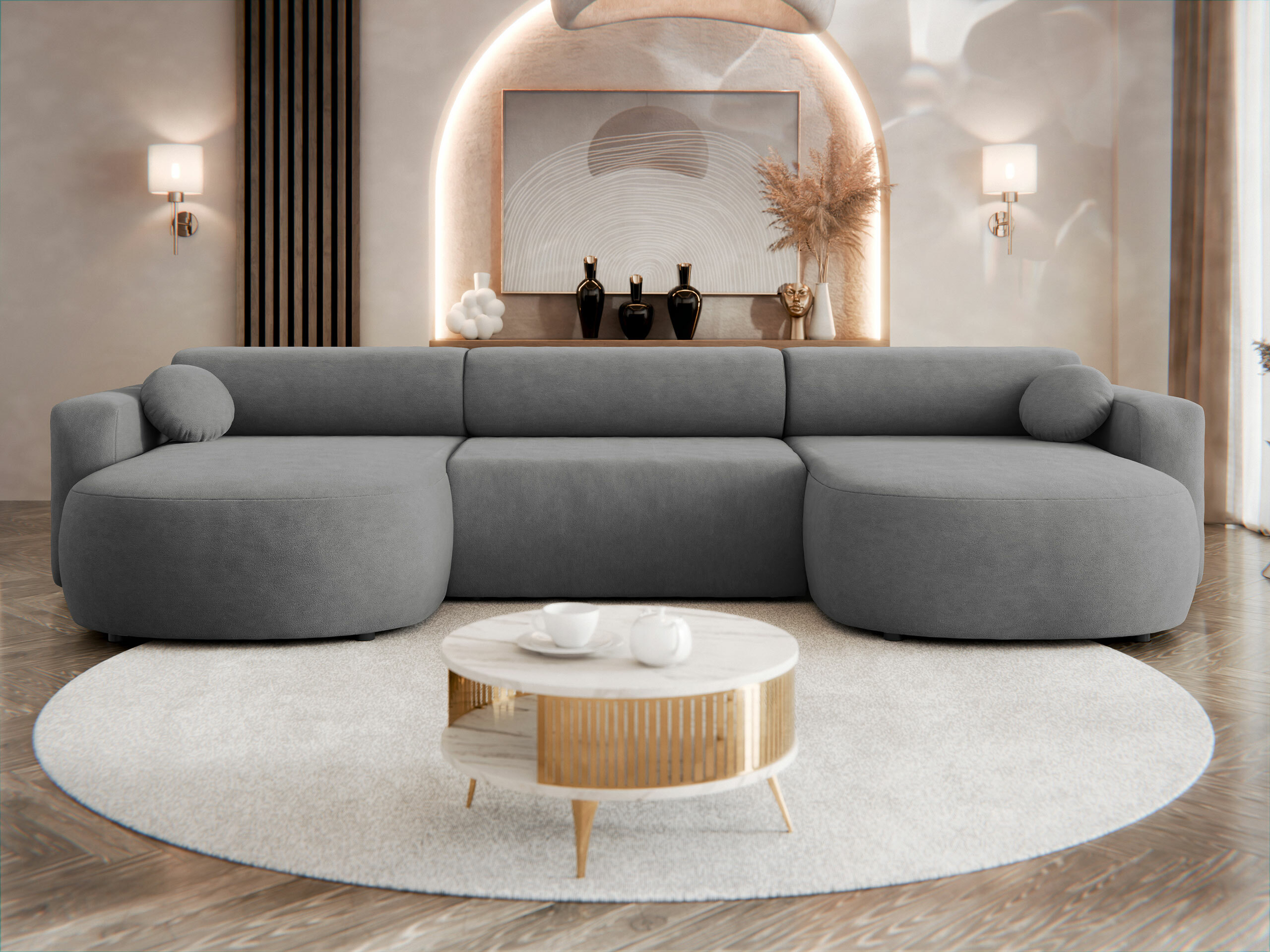 Sofá rinconero Comfivo 480 (Velo 635)