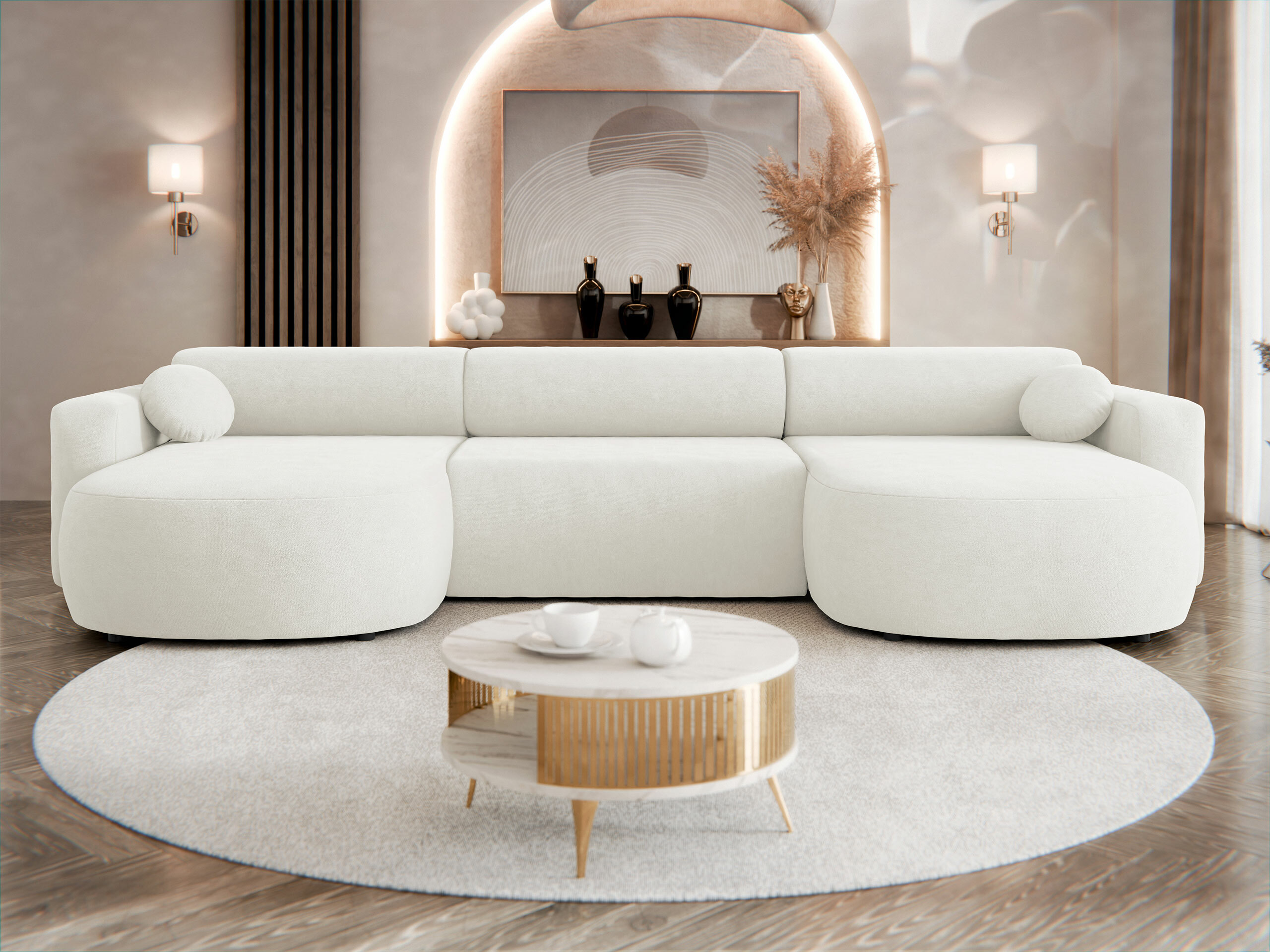 Sofá rinconero Comfivo Pullus I (Velo 621)