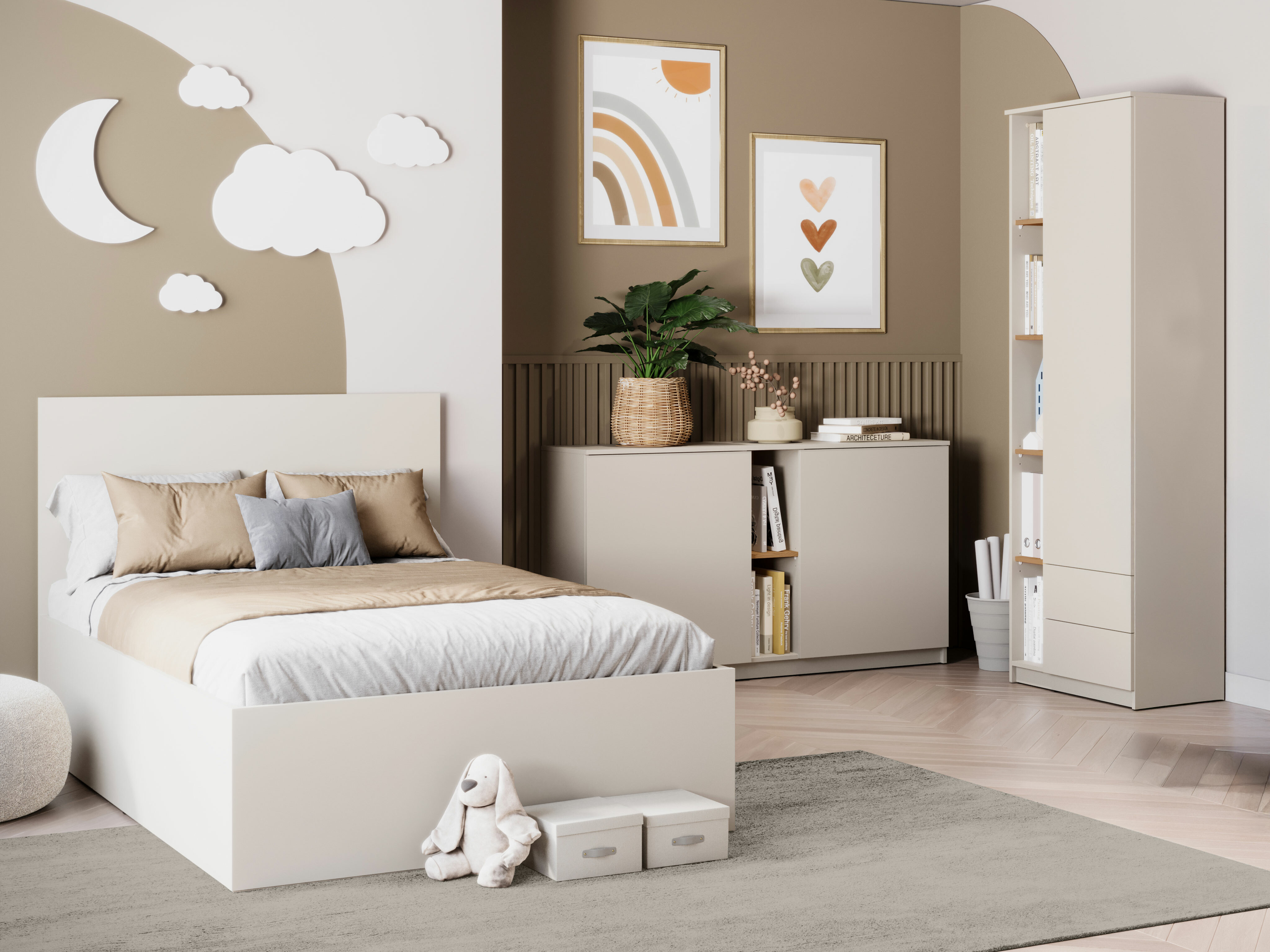 Conjunto de dormitorio infantil Ferferu 109