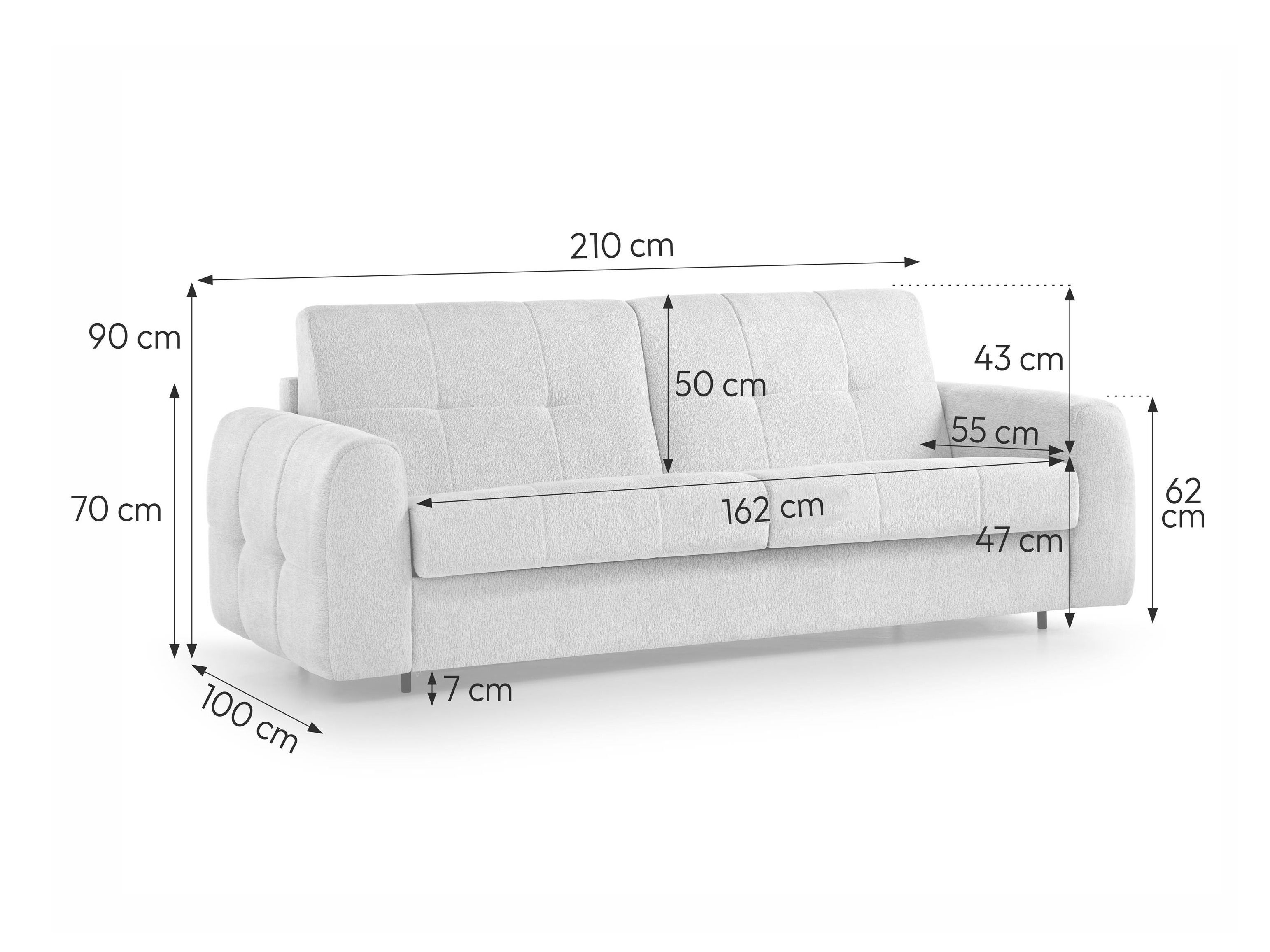 Sofá cama Margate 126 (Misterio 03)