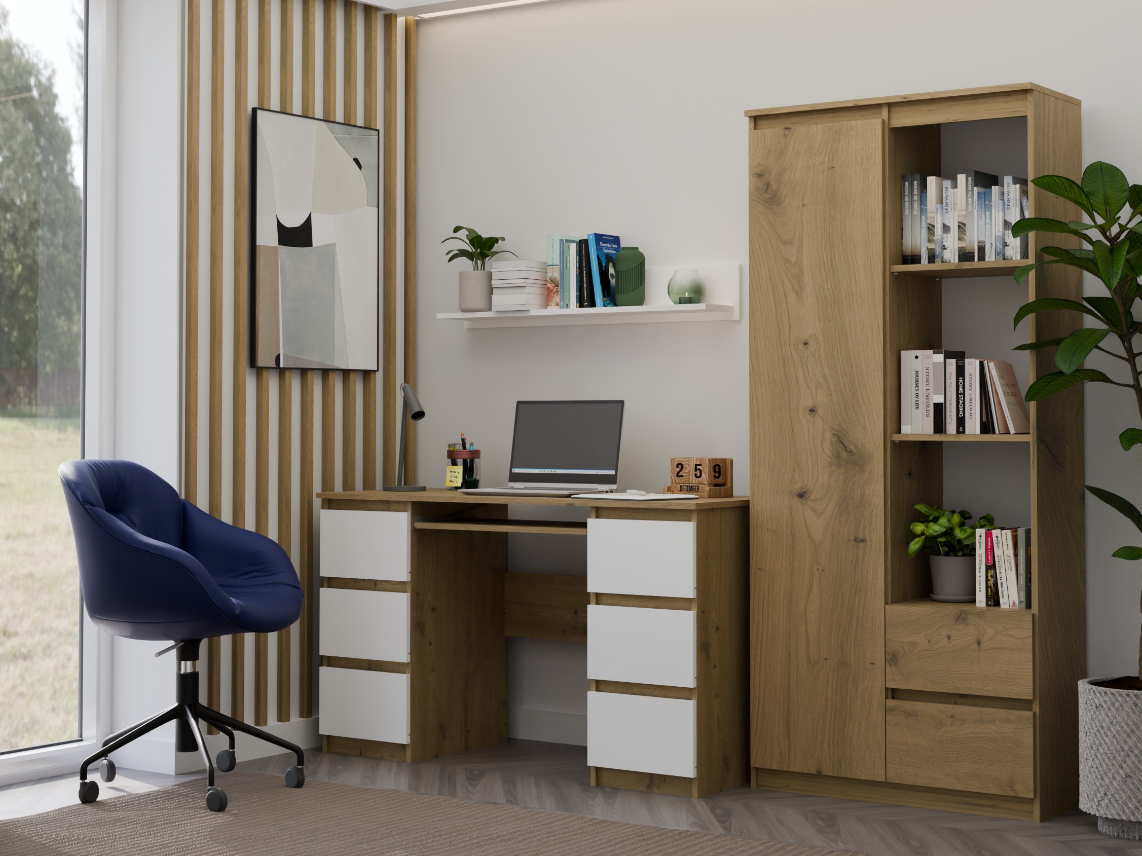 Estantería de pared Mandeville 335