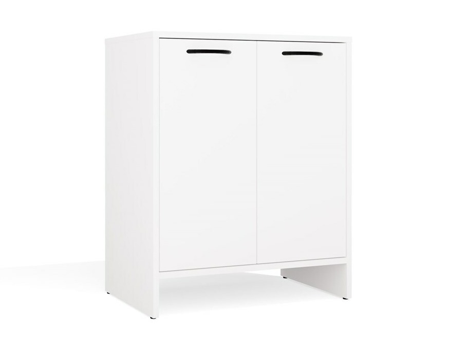 Armario de baño de pie para lavabo Servou 113 (Blanco)