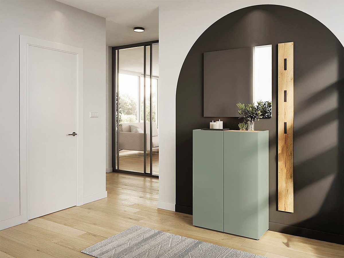 Conjunto para recibidor Lircamu 104 (Verde polvoriento)