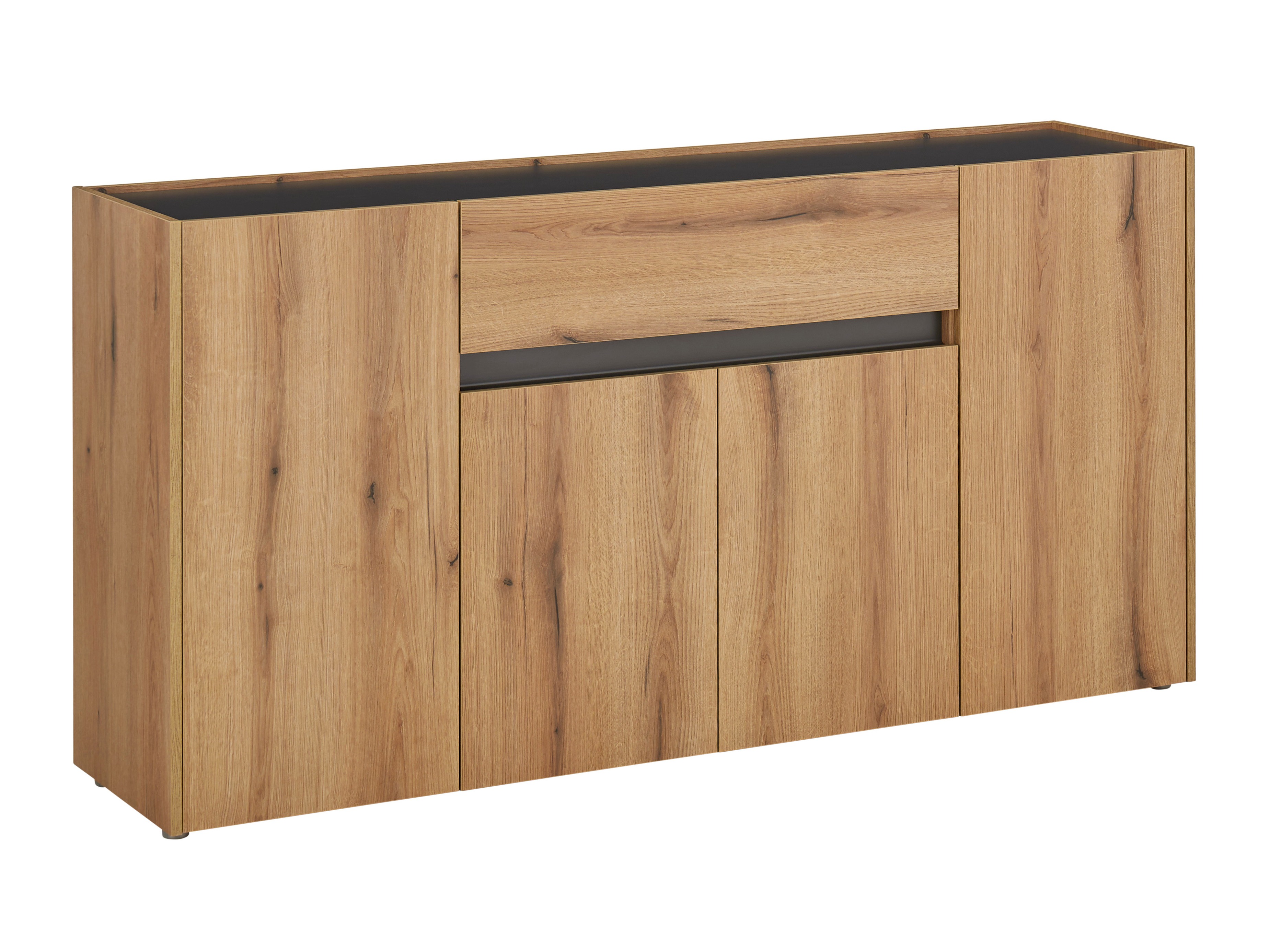 Cómoda Elbsori 117 (Roble + Antracita)