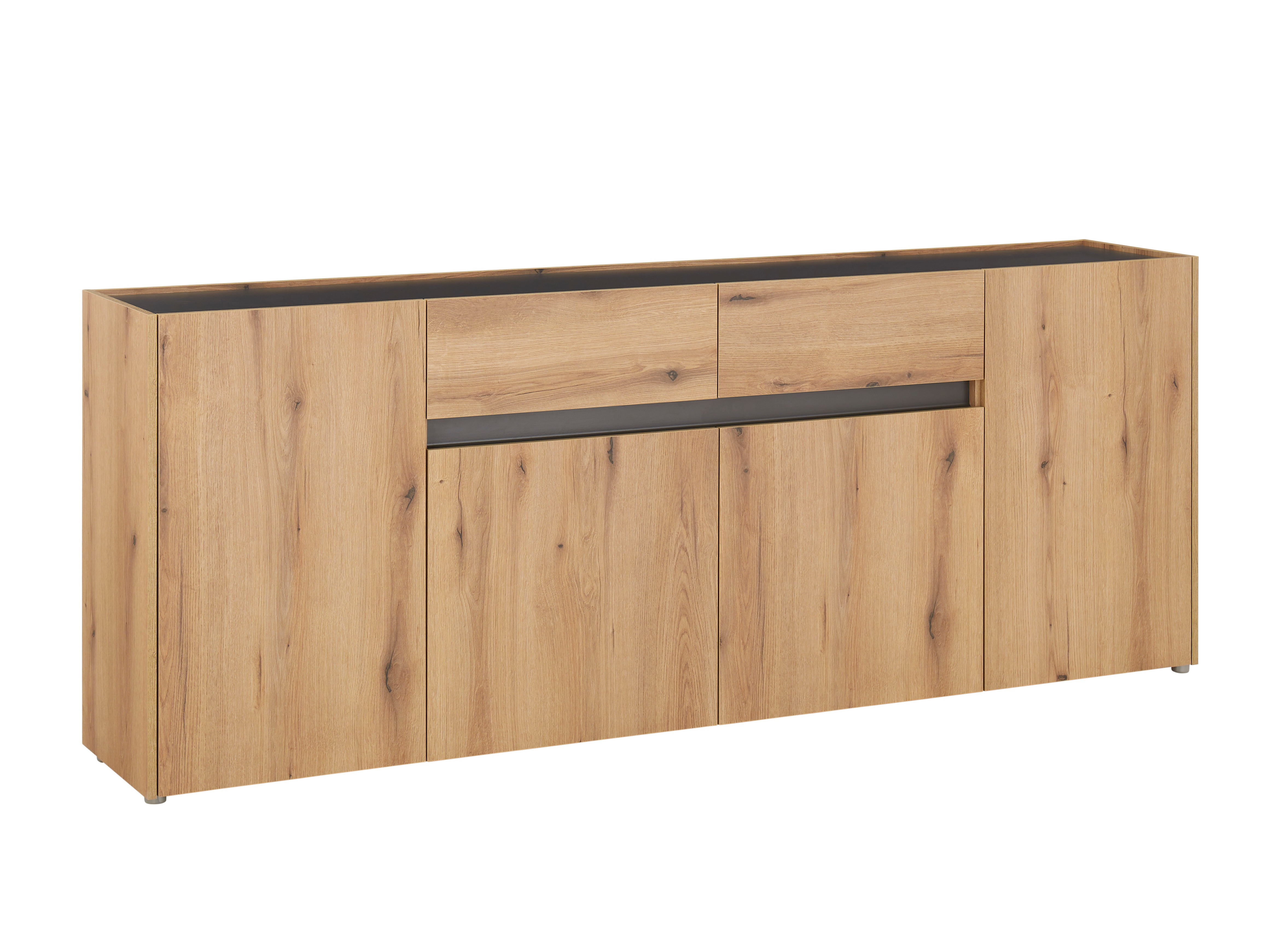 Cómoda Elbsori 118 (Roble + Antracita)