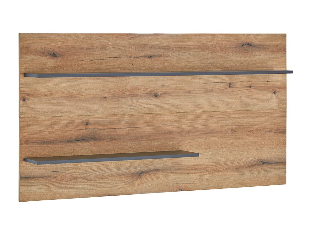 Estantería de pared Elbsori 112 (Roble + Antracita)