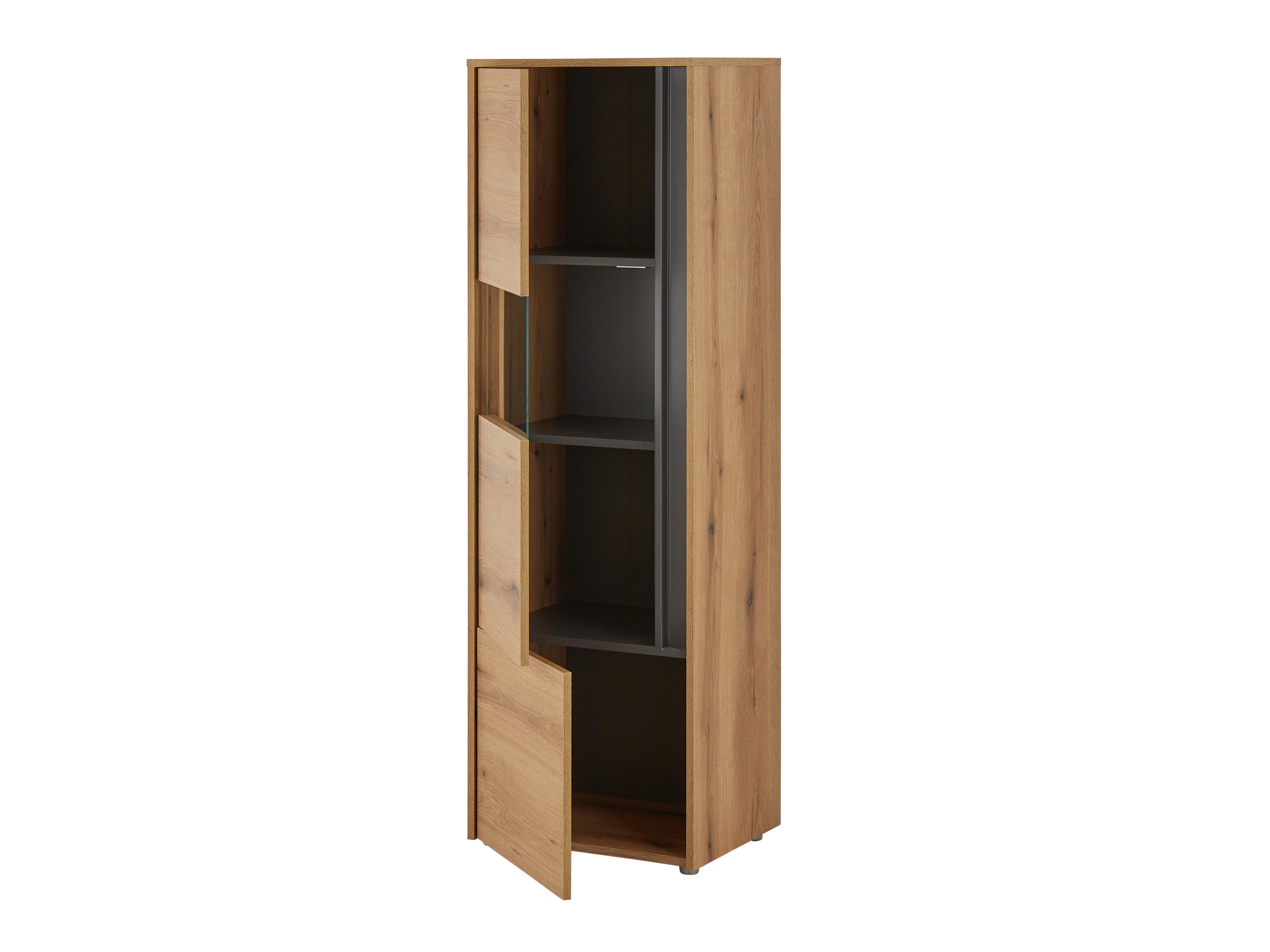 Conjunto de salón Elbsori 130 (Roble + Antracita)