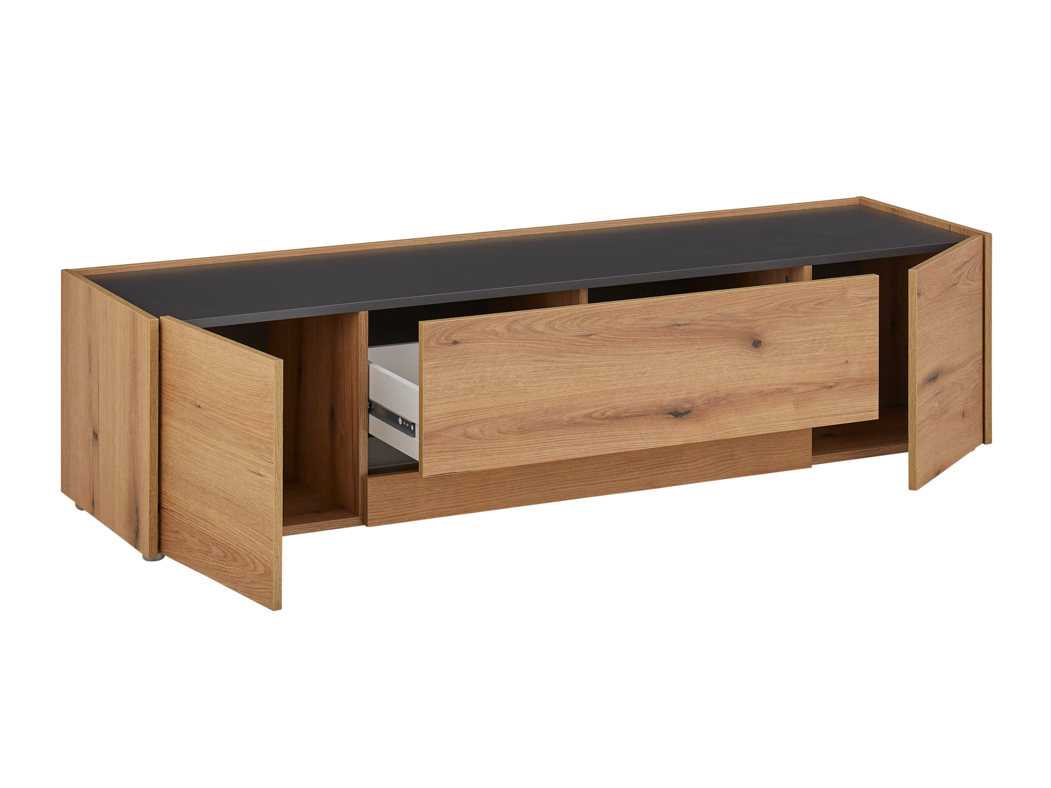 Conjunto de salón Elbsori 131 (Roble + Antracita)