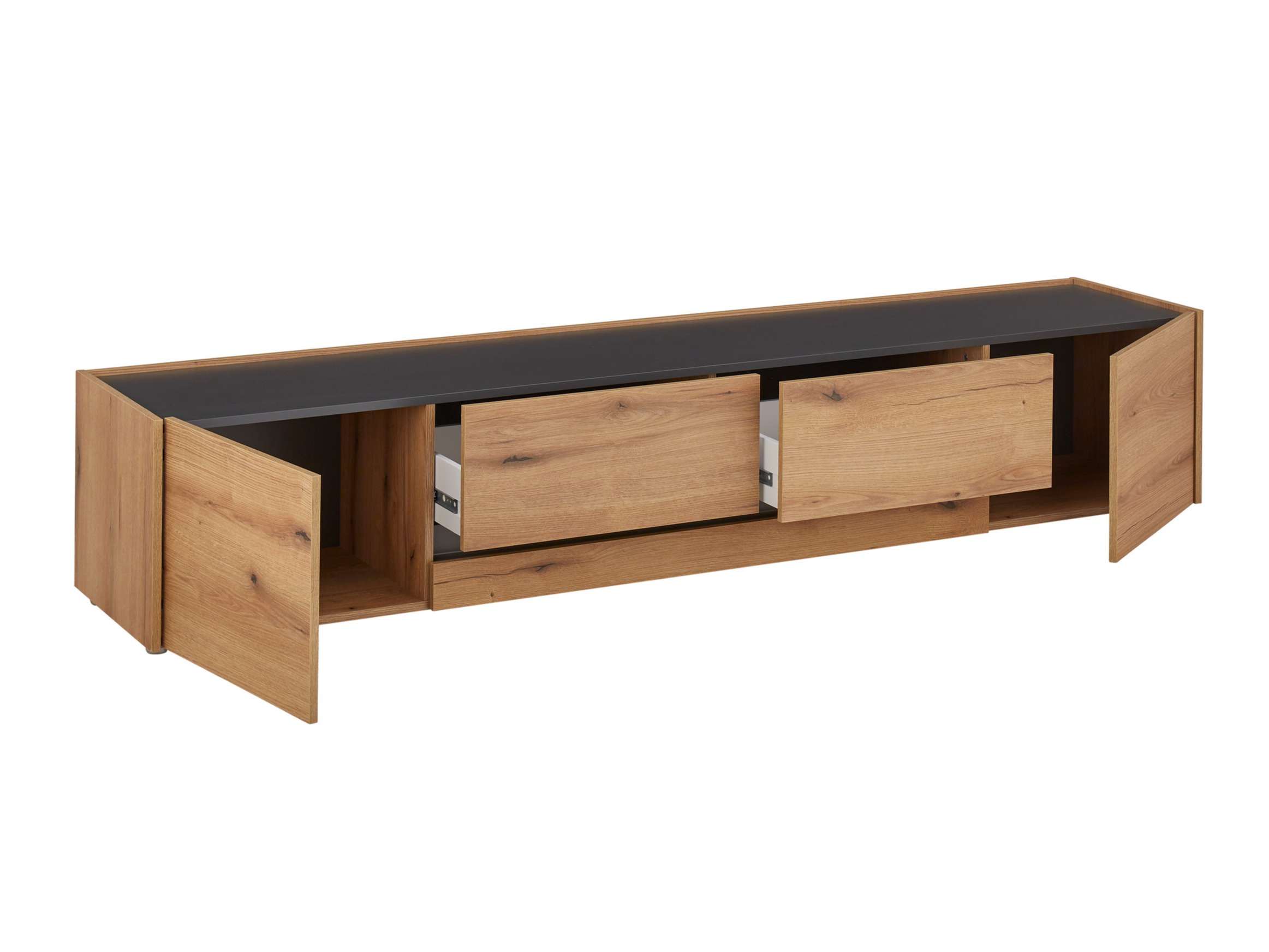 Conjunto de salón Elbsori 132 (Roble + Antracita)