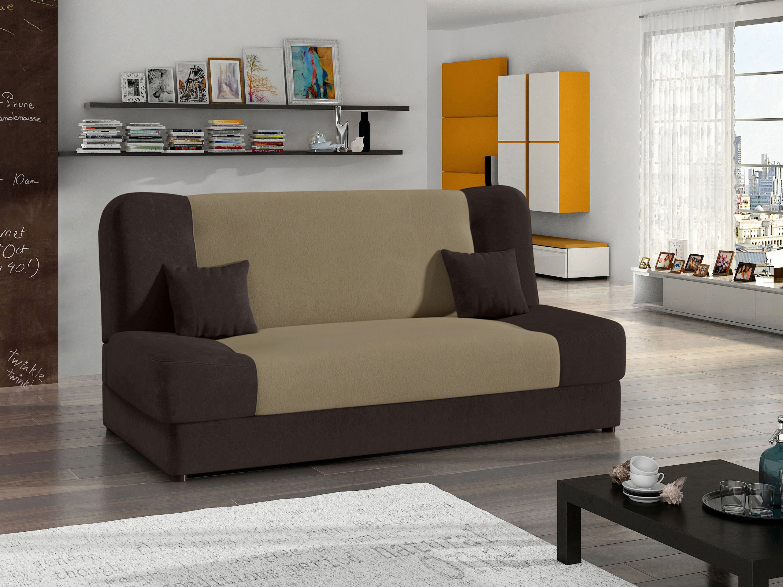 Sofá cama Comfivo Cera I (Alova 07 + Alova 68)
