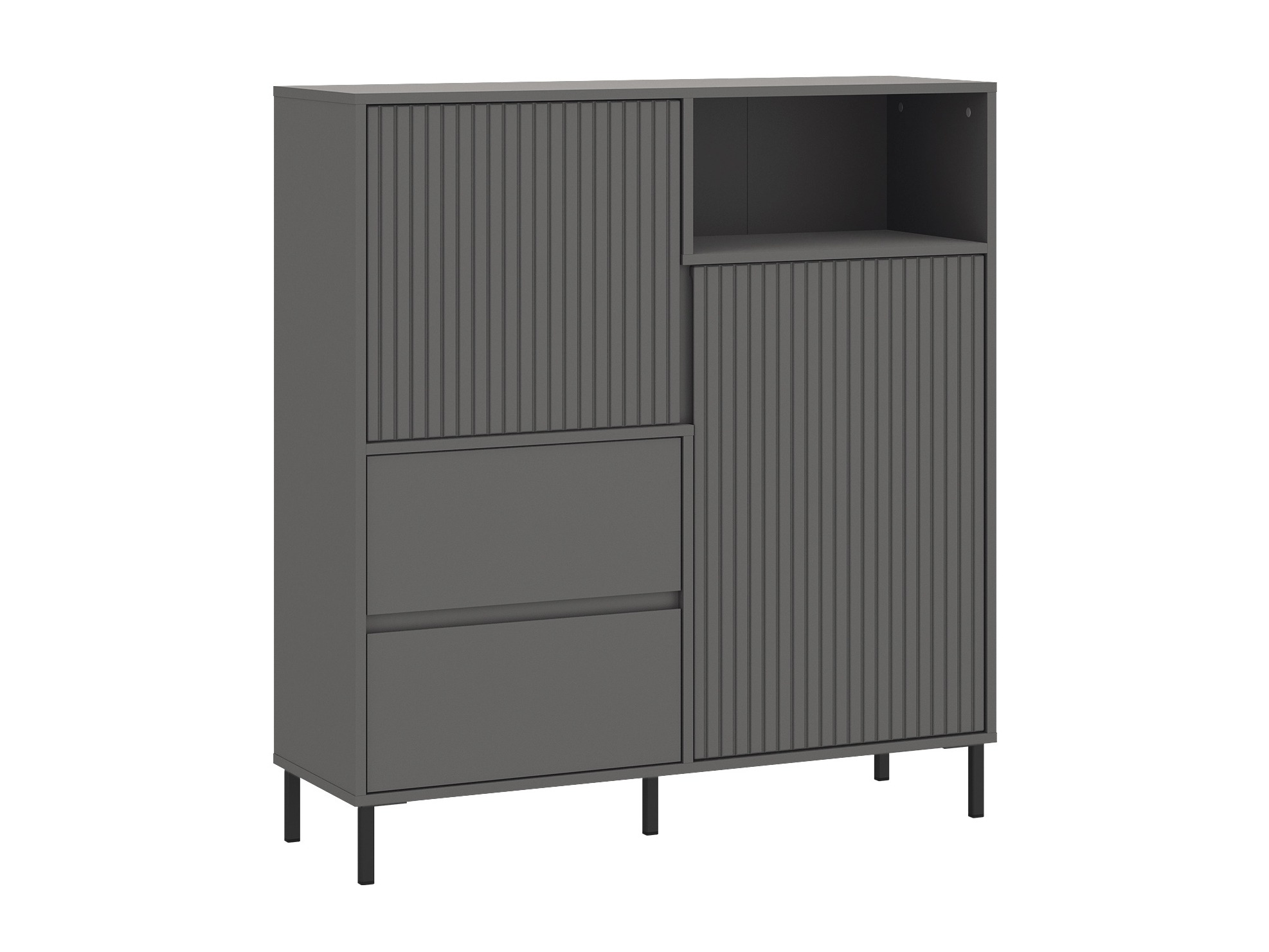 Conjunto de salón Ruvrevi 106 (Antracita)