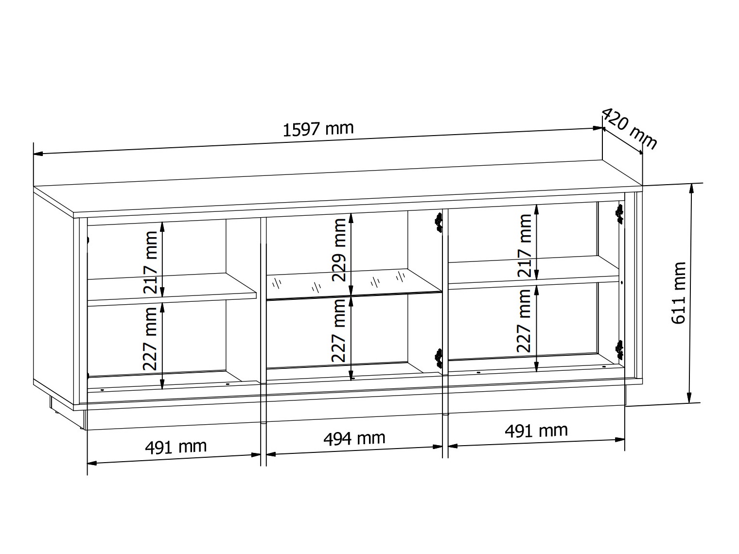 Mueble TV Velciru 103