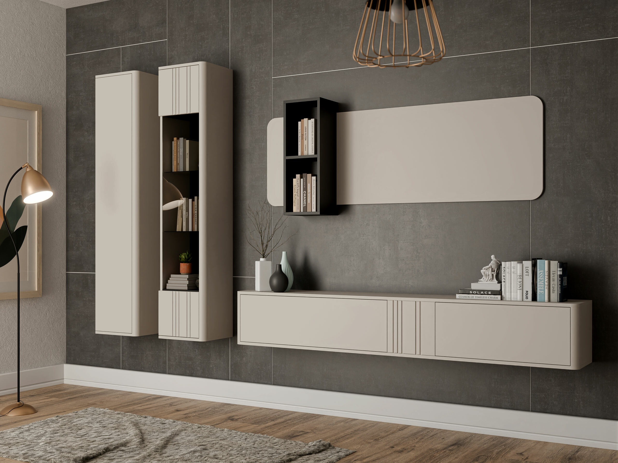 Estantería de pared Dormele 103