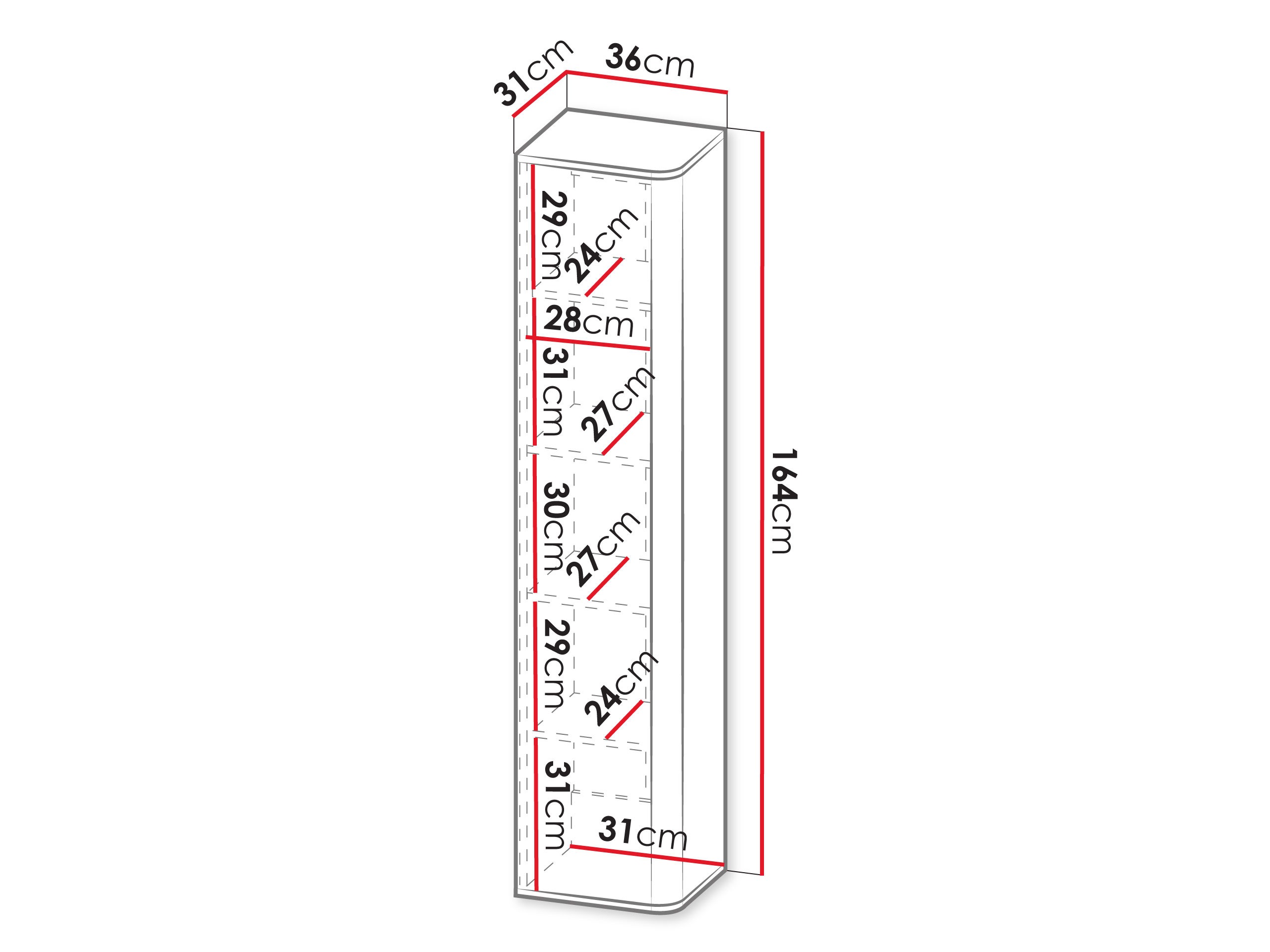 Estantería de pared Dormele 103