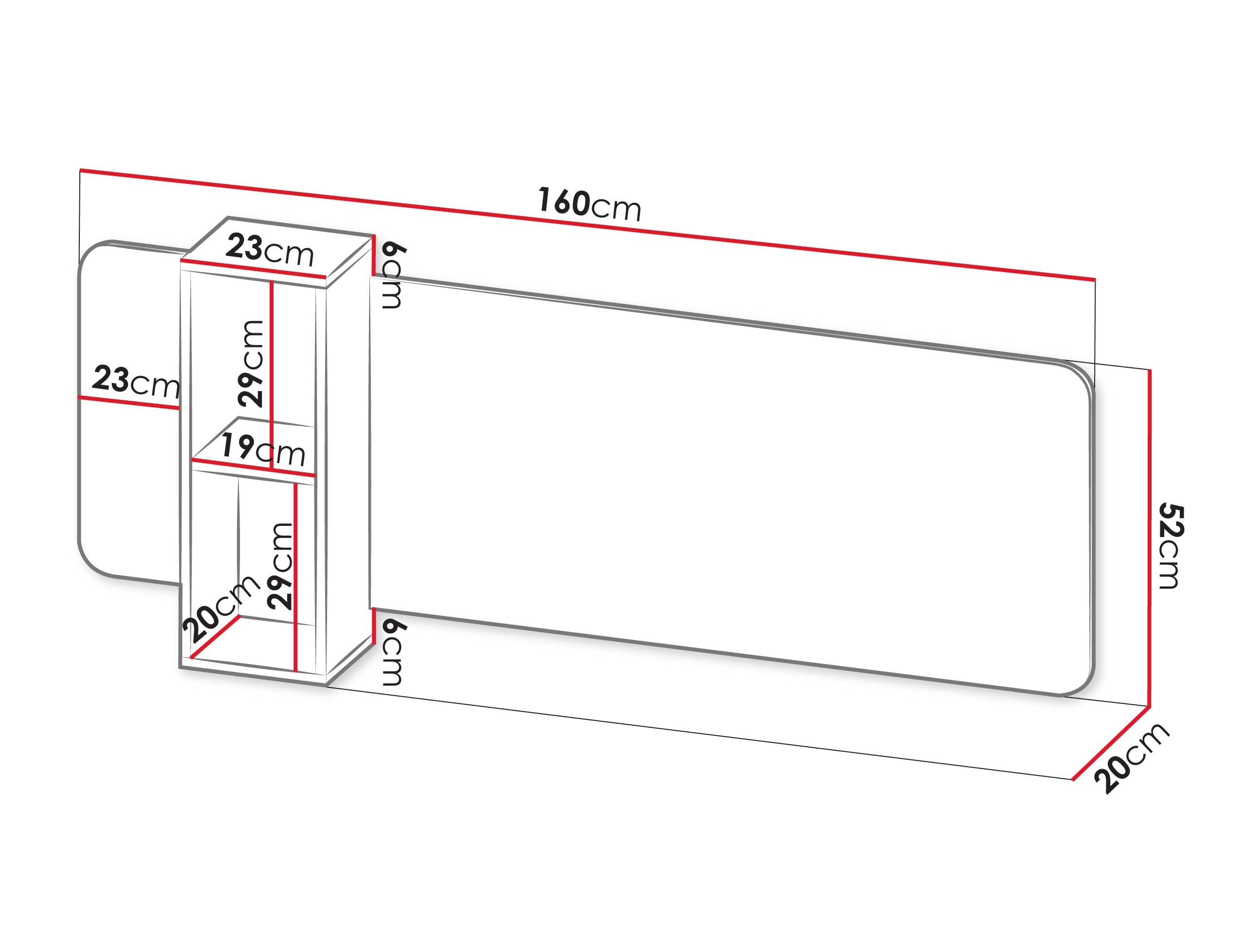 Estantería de pared Oratio