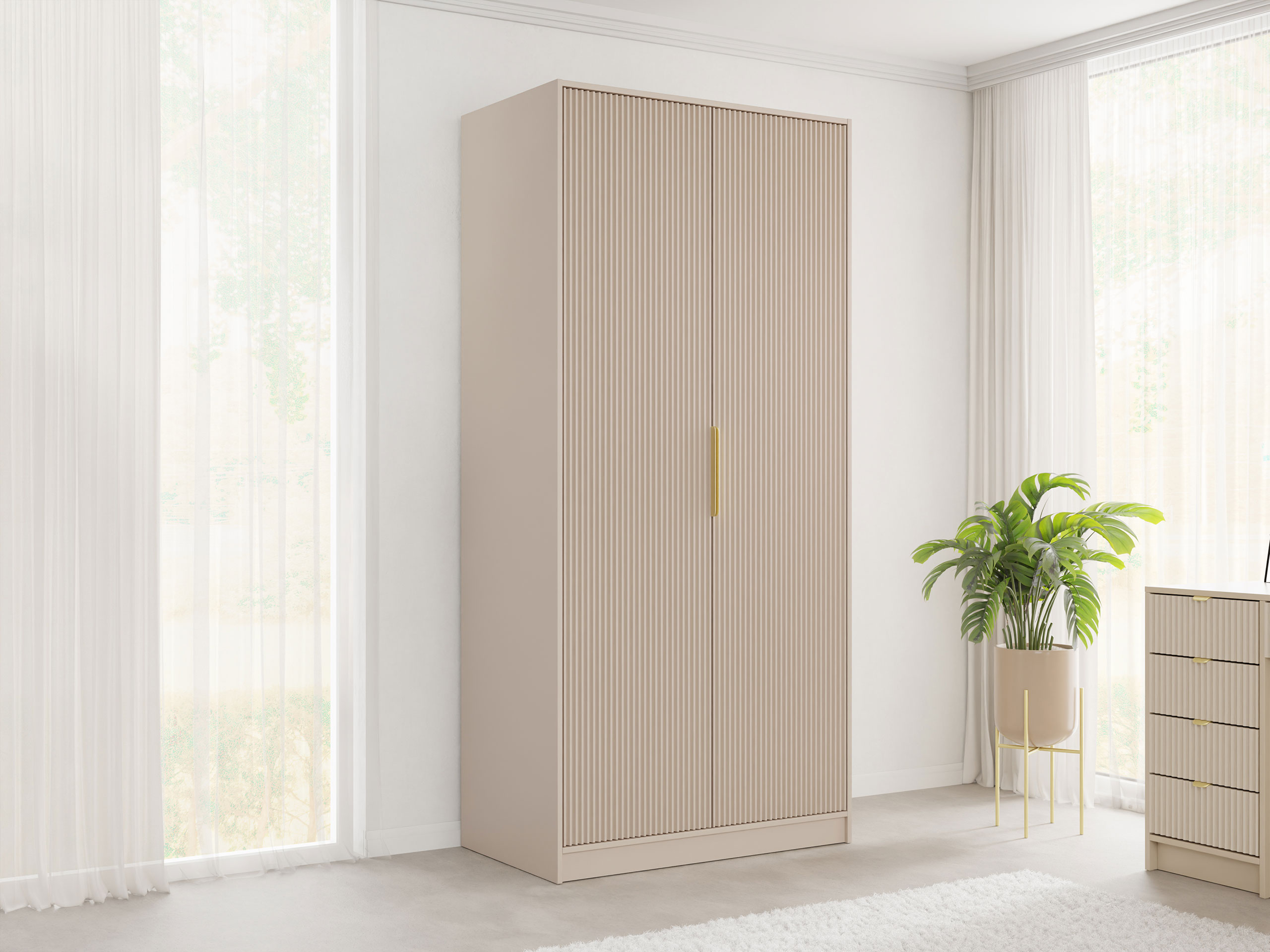 Armario Comfivo Papilio II (Beige)