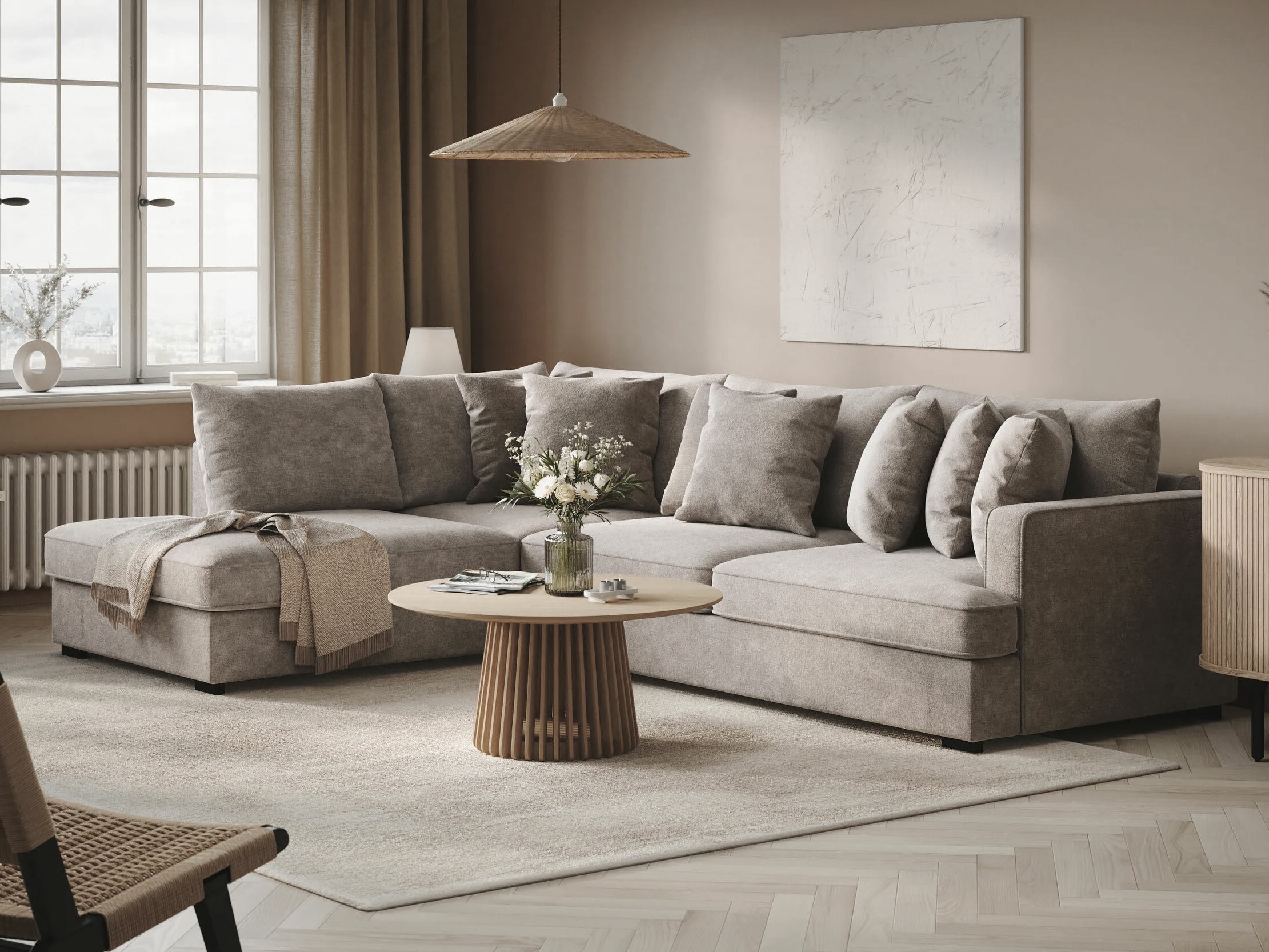 Sofá rinconero Tivsoe 102 (Trenza 08)