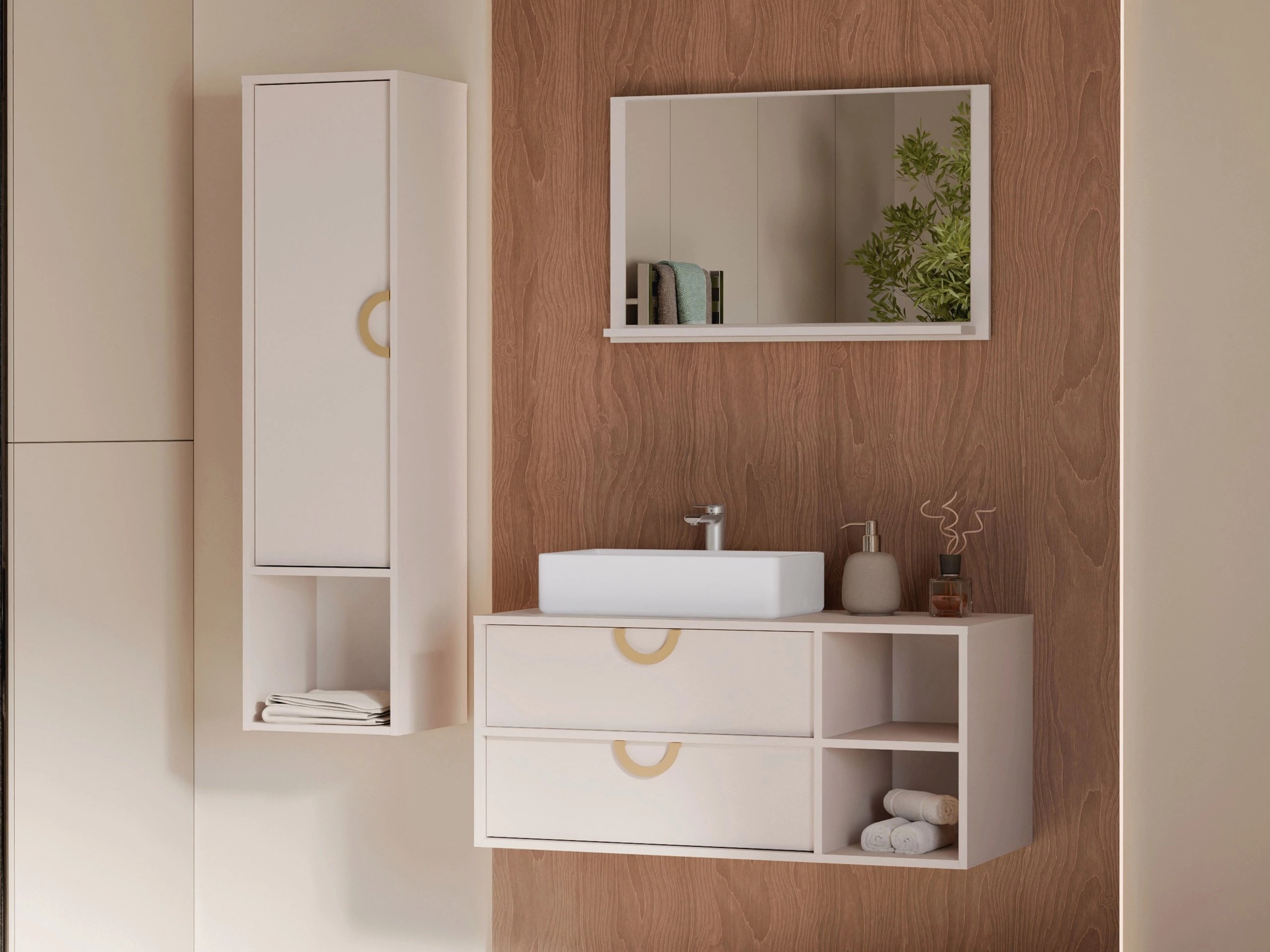 Conjunto de mueble de baño Sodalis (Cachemira)