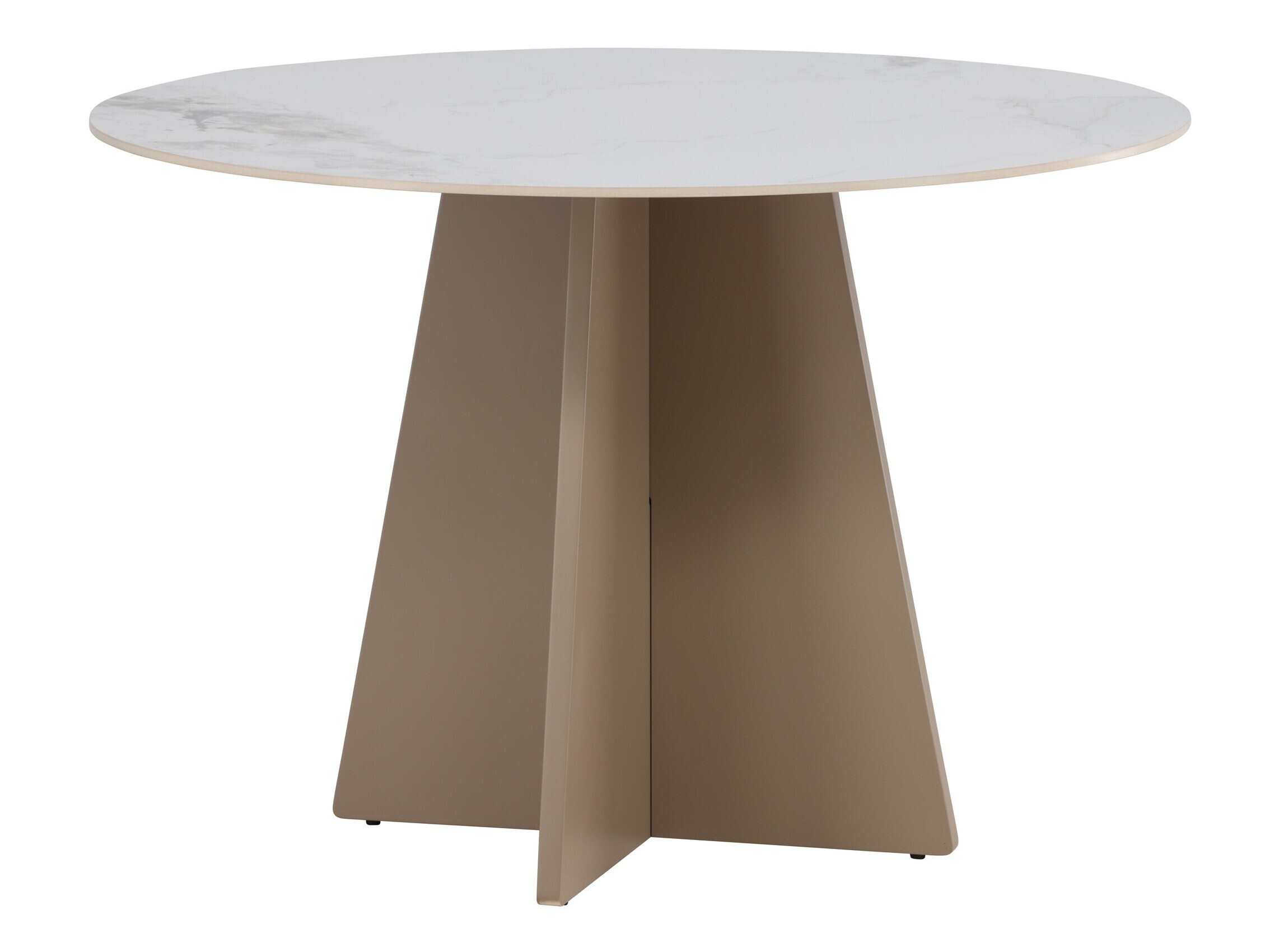 Mesa Dallas 4451 (Mármol blanco + Beige)