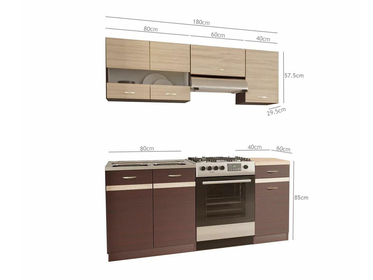 Conjunto de cocina modular Eli Mix 101