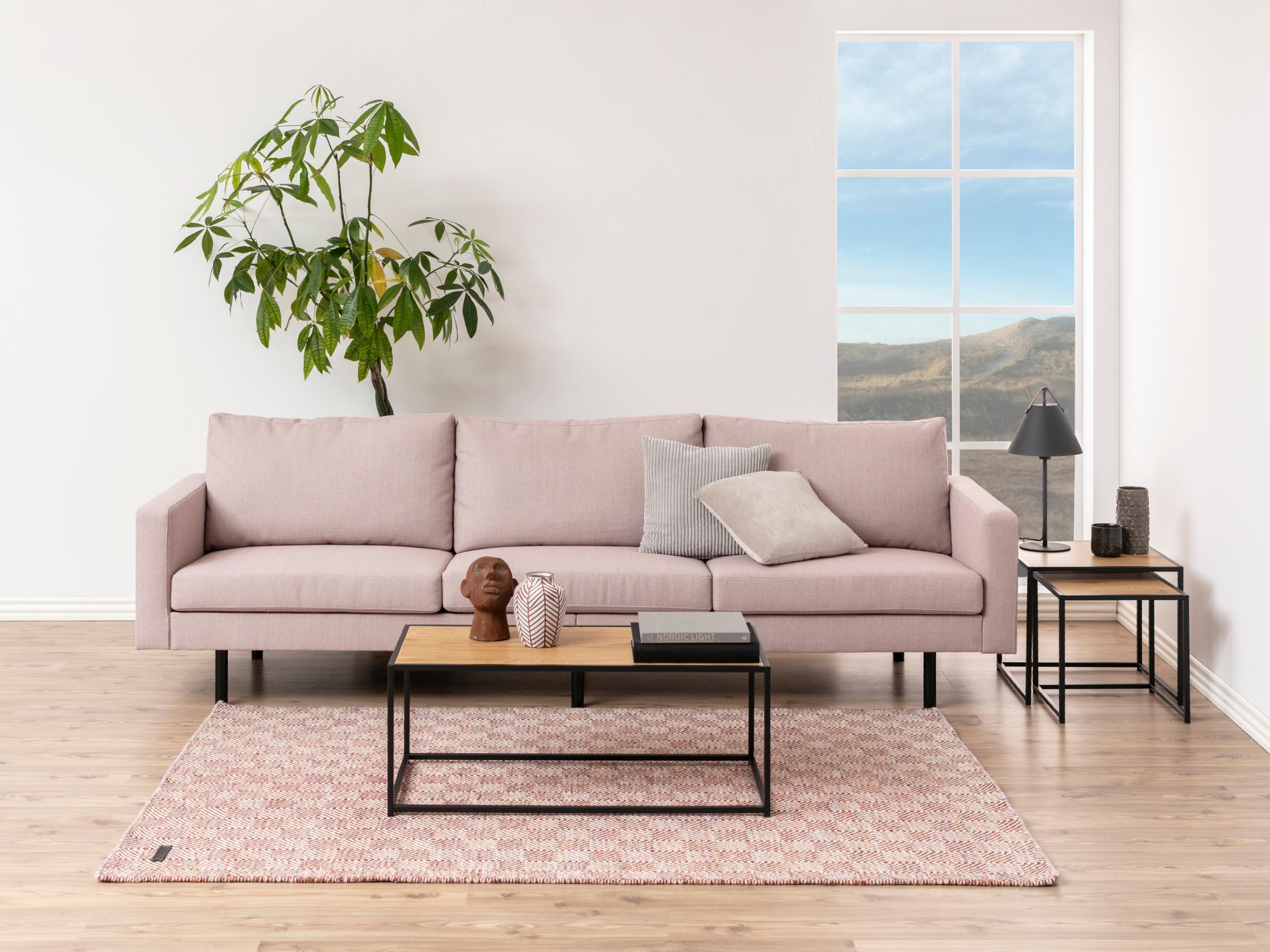 Conjunto de mesas auxiliares Norsica 461 (Roble salvaje + Negro)