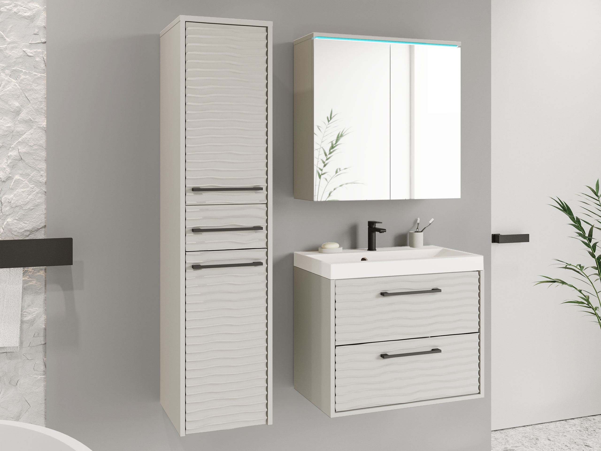 Conjunto de mueble de baño Sarasota 173 (Cachemira)