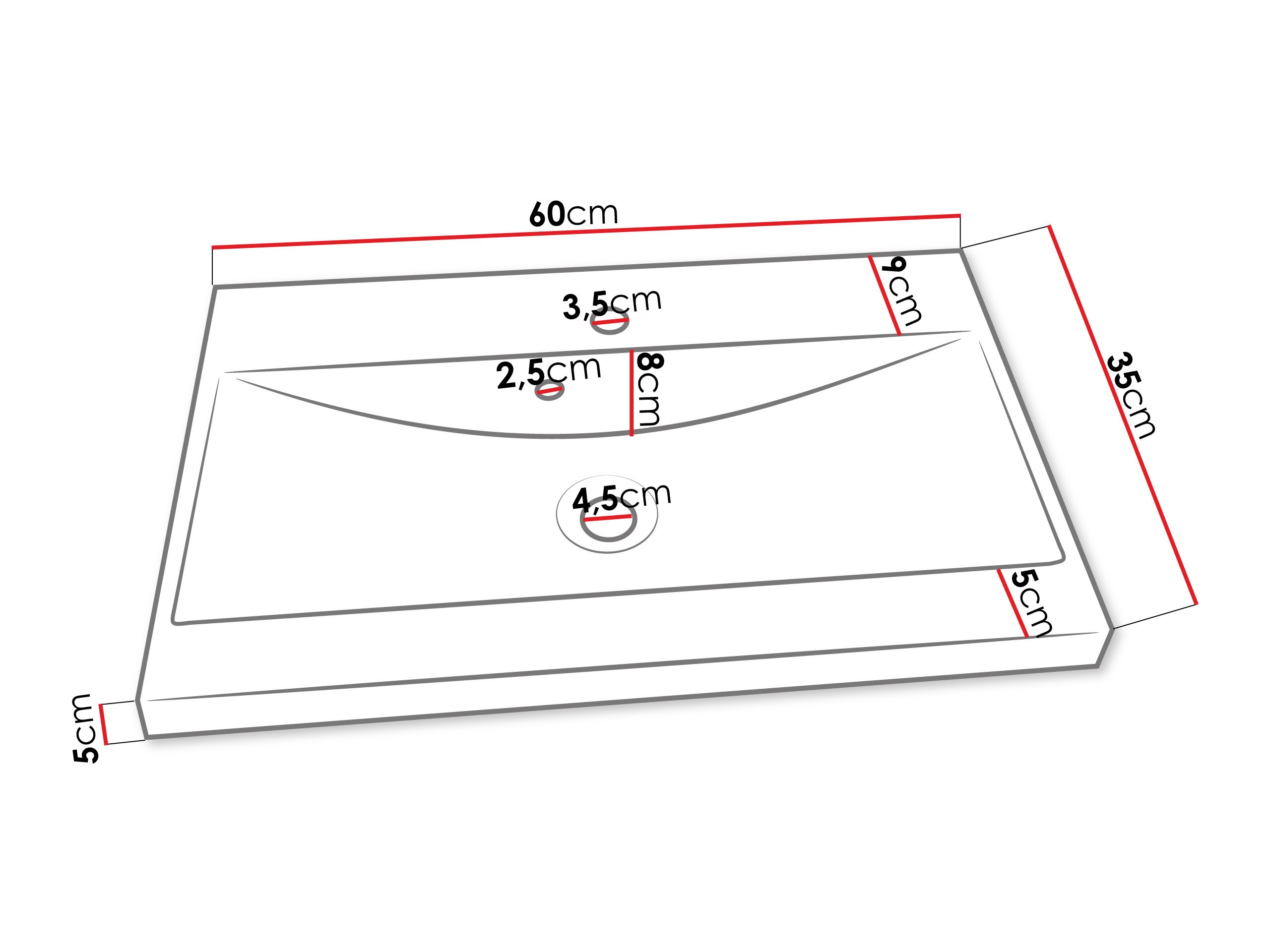 Conjunto de mueble de baño Sarasota 173 (Roble wotan)