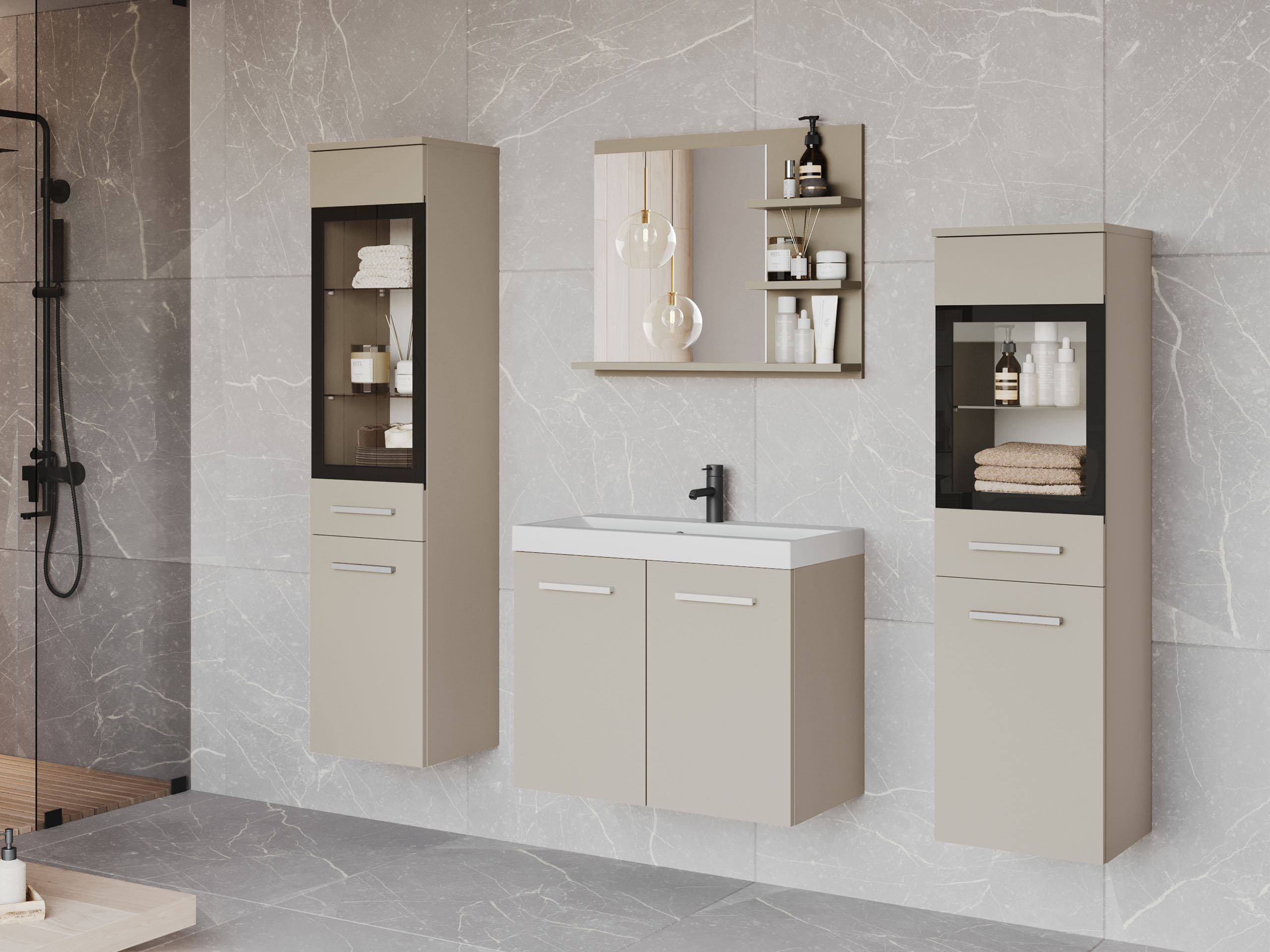Conjunto de mueble de baño Scientia IV (Cachemira)