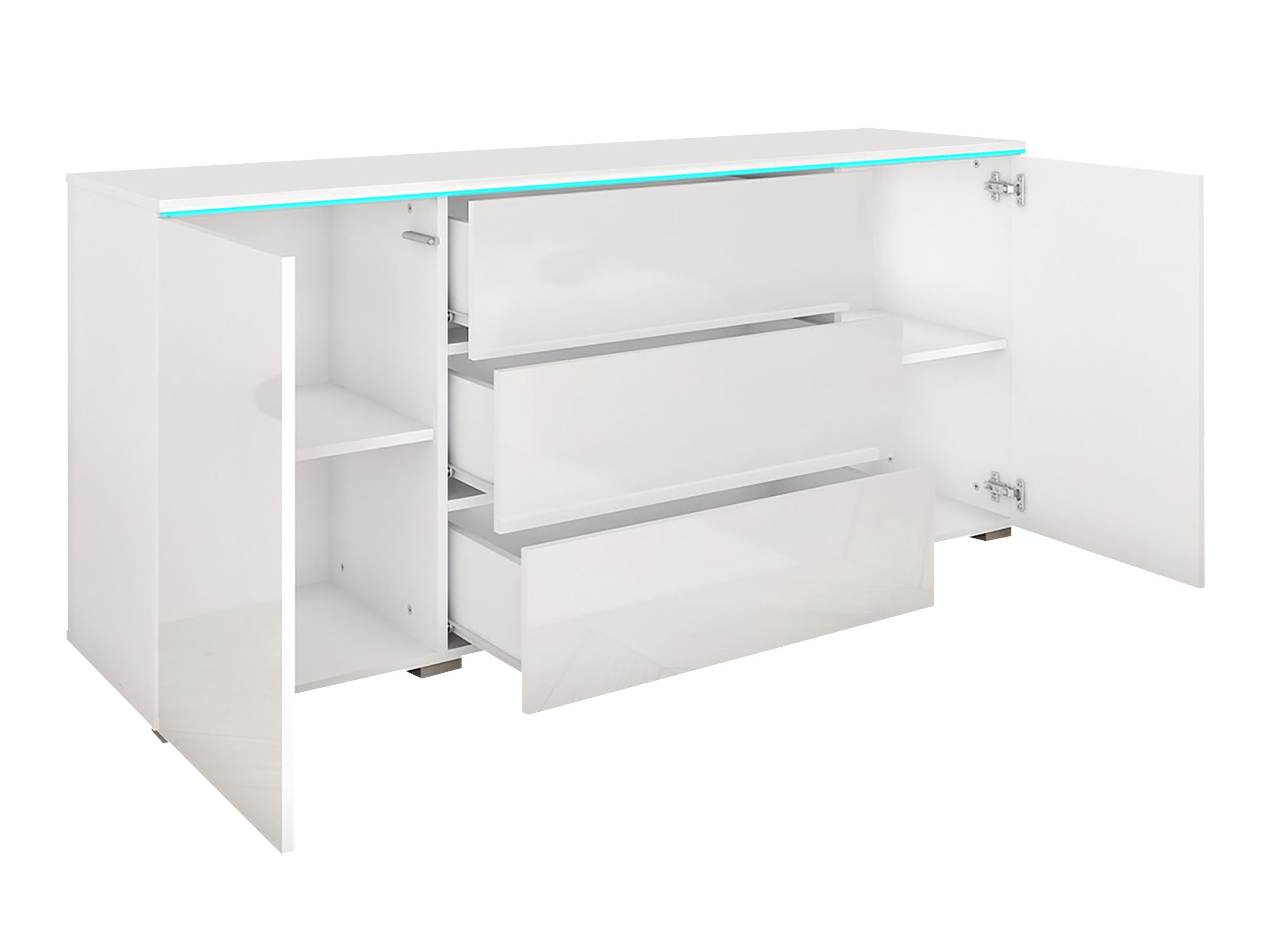 Cómoda Sarasota 142 (Madera gris + Castaña)