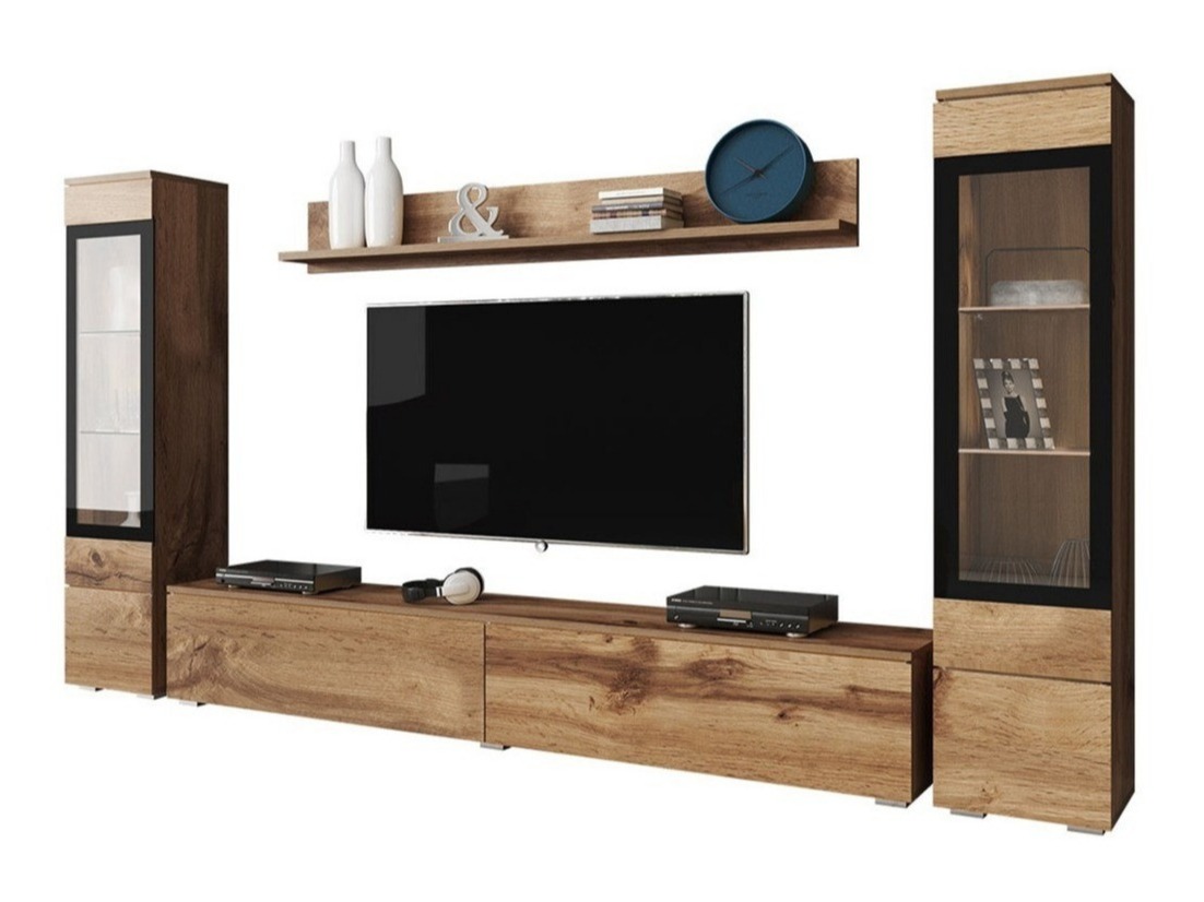 Conjunto de salón Mirfivo 101 (Roble wotan)