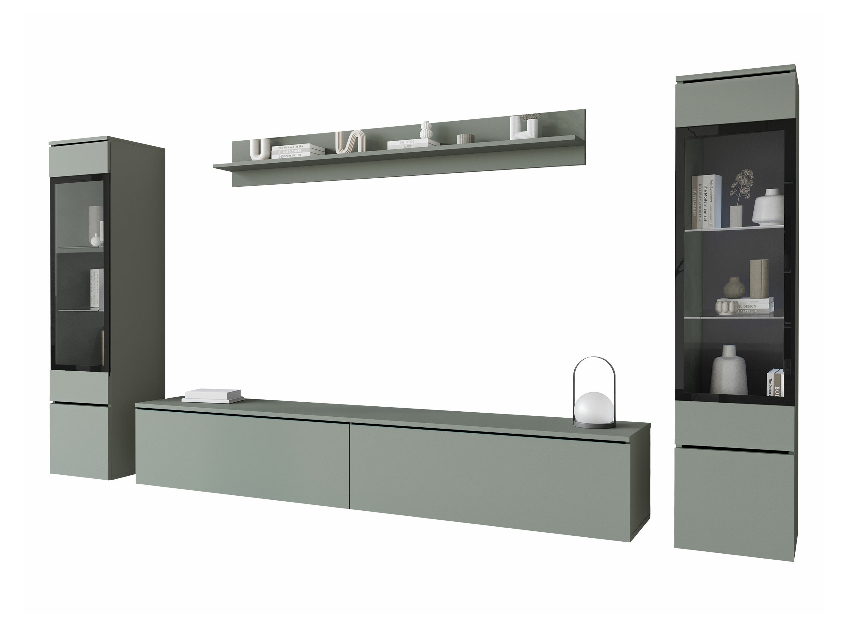 Conjunto de salón Mirfivo 101 (Verde polvoriento)