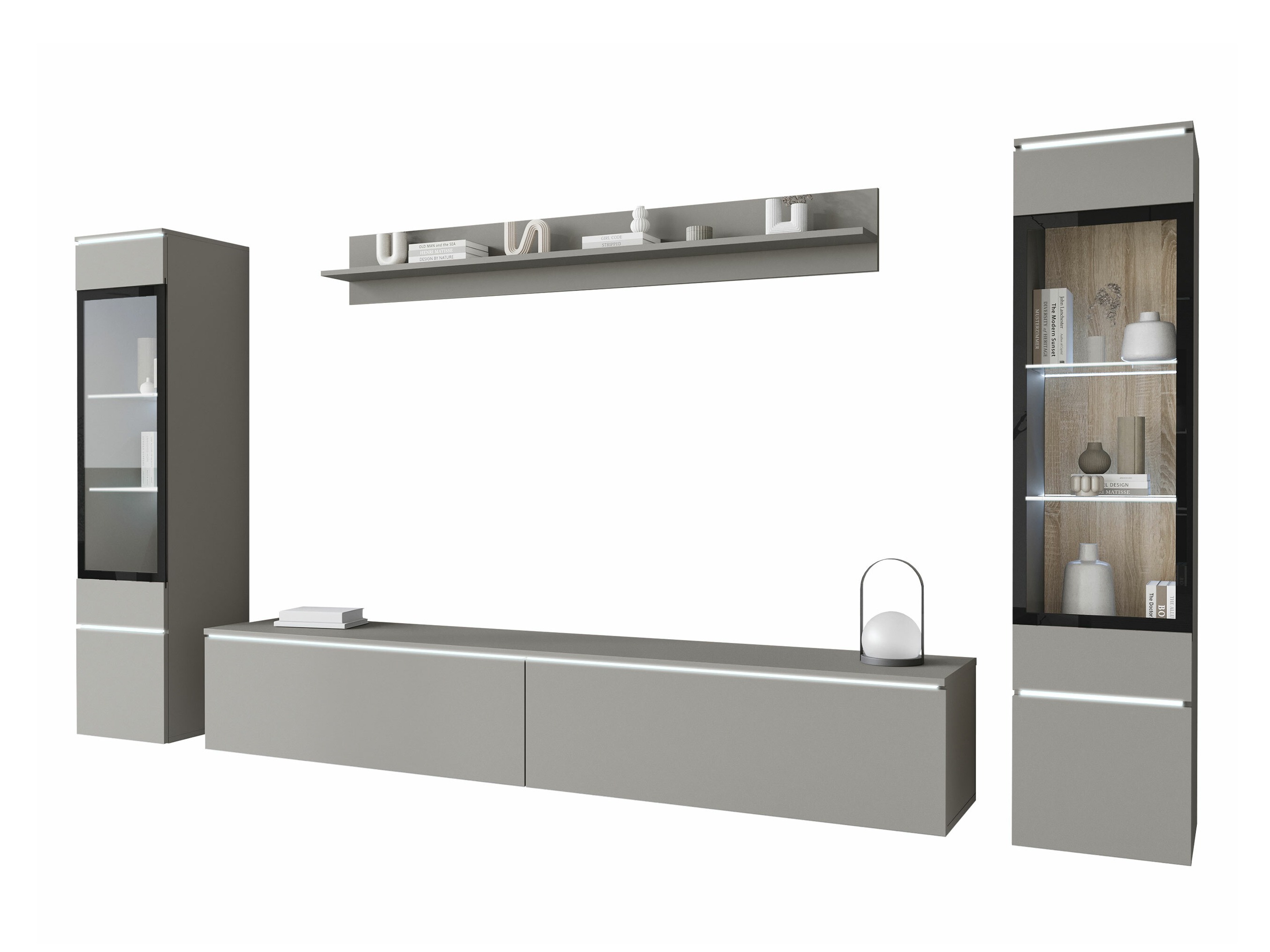 Conjunto de salón Sarasota 126 (Gris)