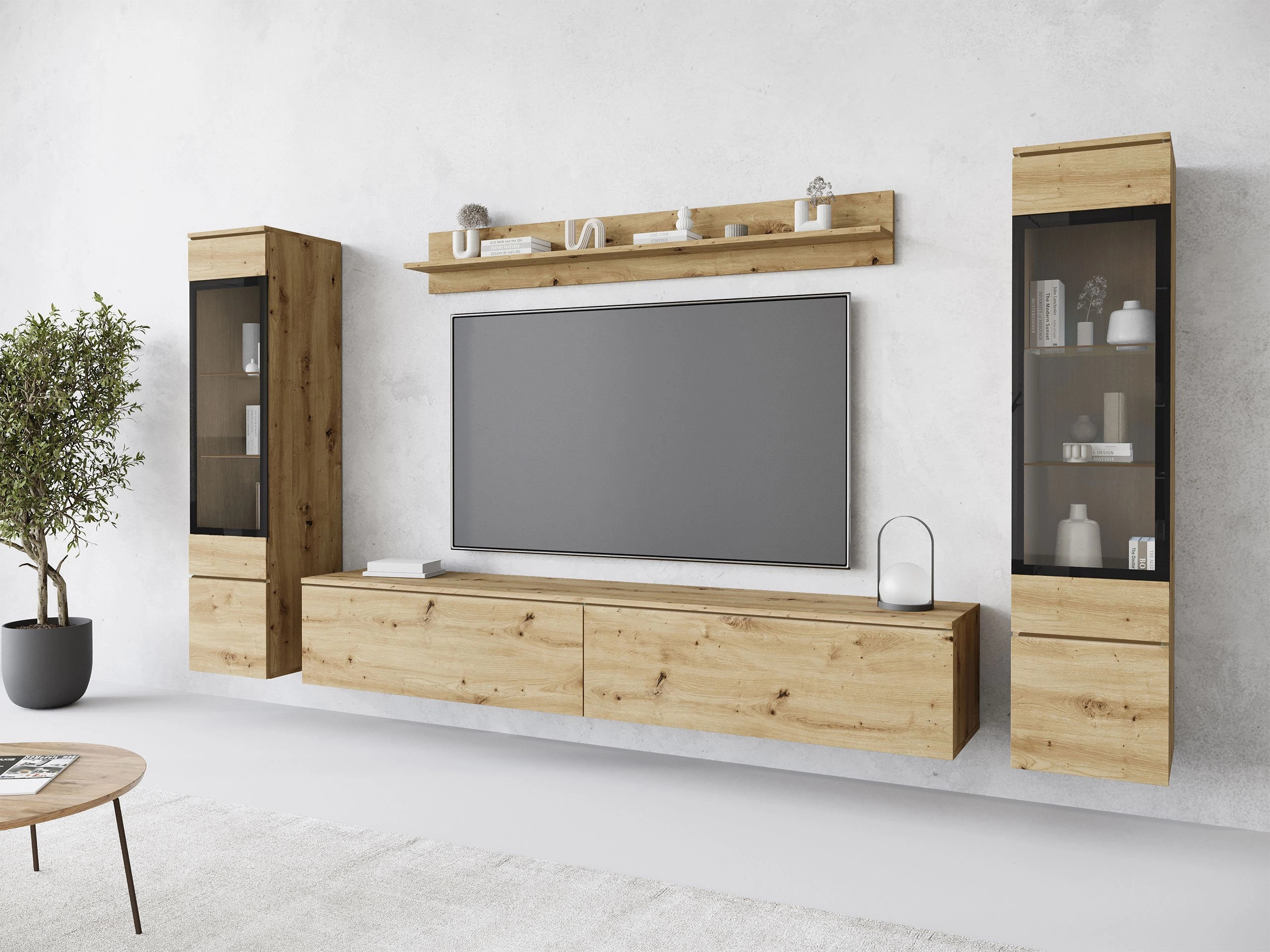 Conjunto de salón Sarasota 126 (Roble Artisan)