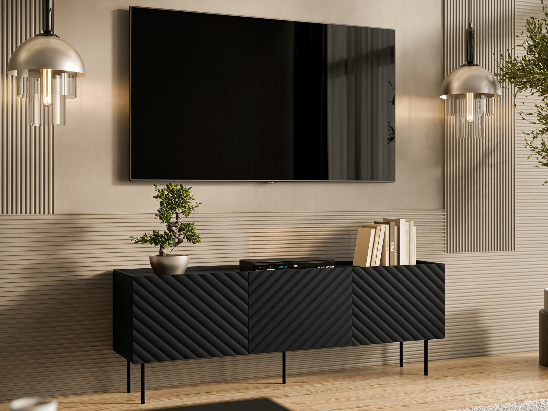 Mueble TV Mortali 103 (Negro)
