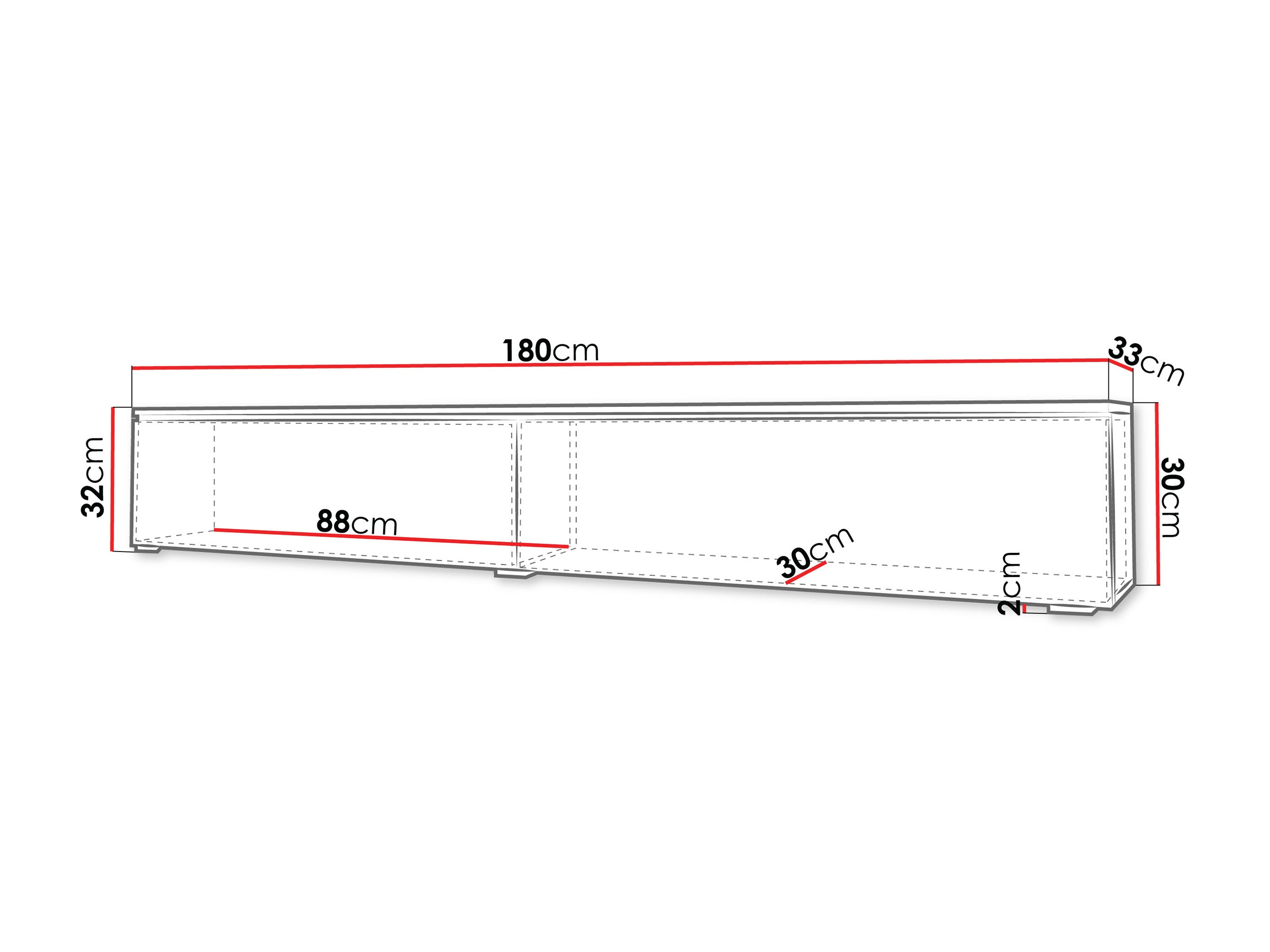 Mueble TV Sarasota 121 (Cachemira)