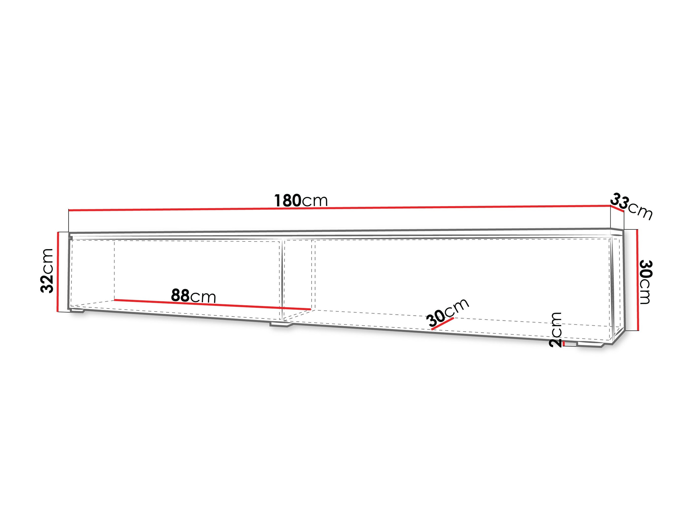Mueble TV Sarasota 121 (Cachemira)