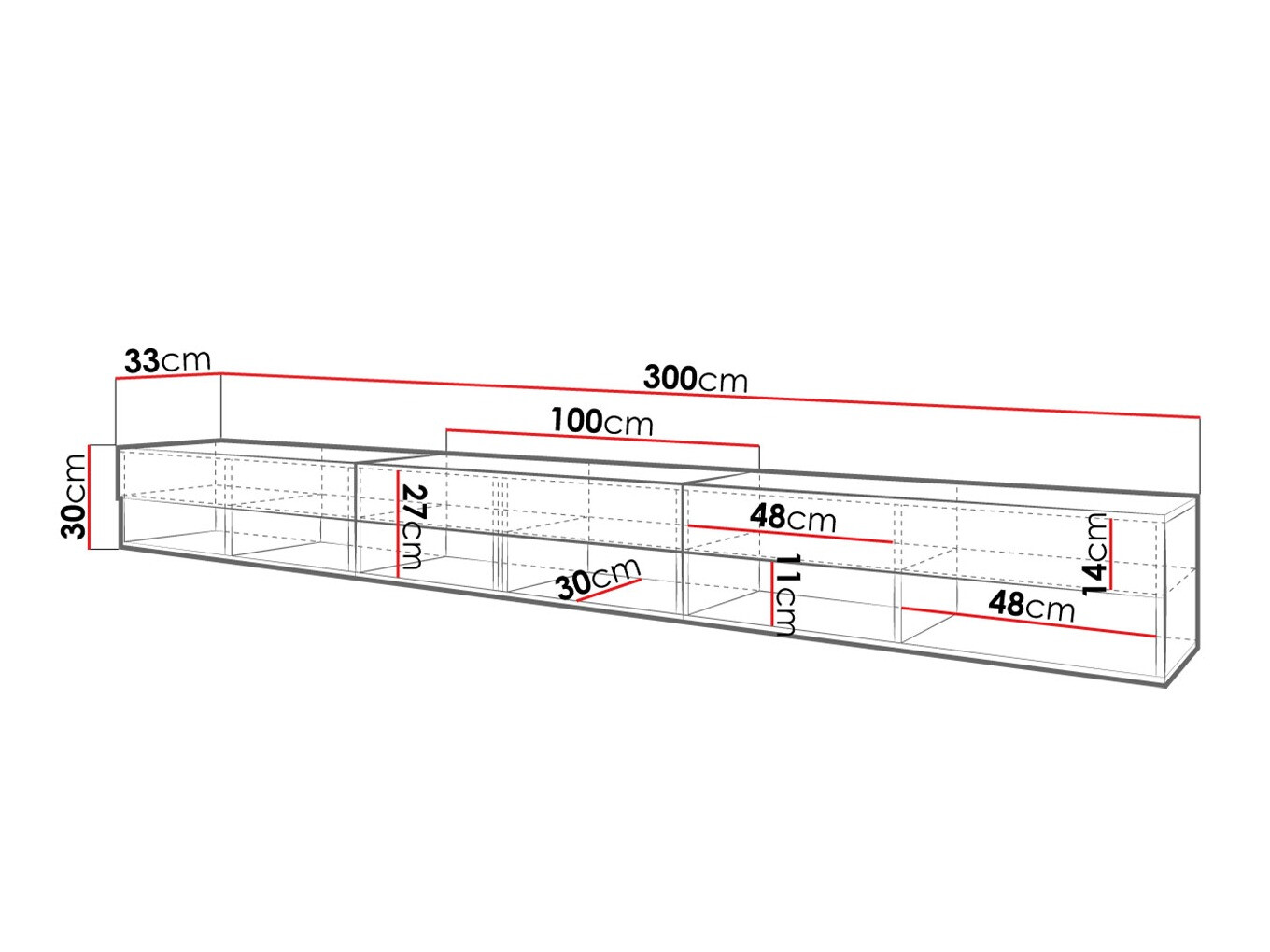 Mueble TV Sarasota 144 (Cachemira)