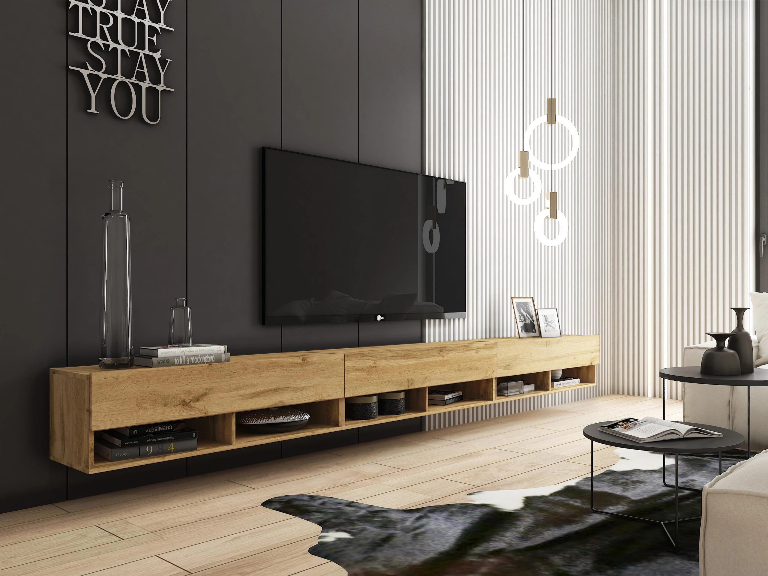 Mueble TV Sarasota 144 (Roble wotan)