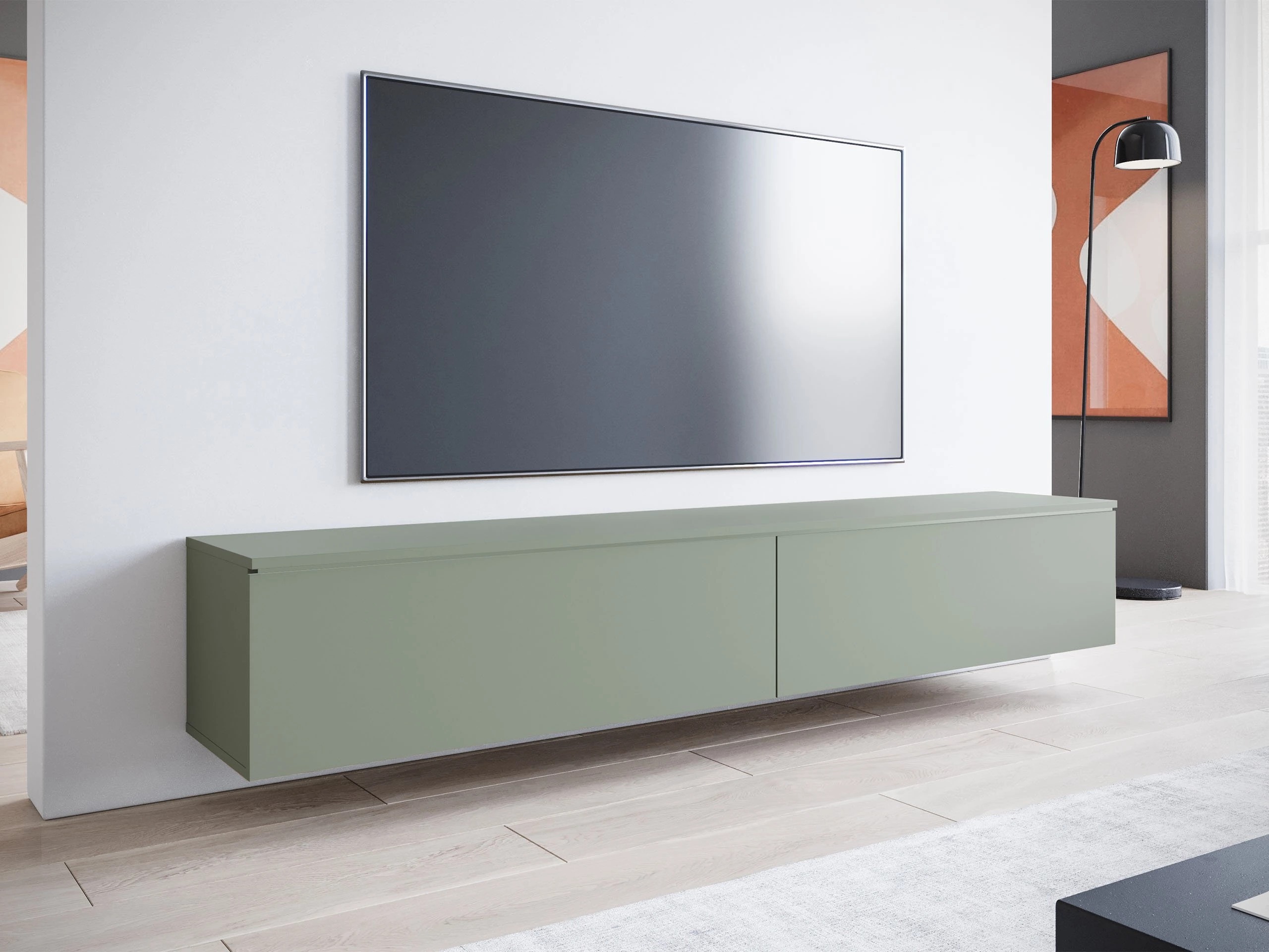 Mueble TV Scientia I (Verde polvoriento)