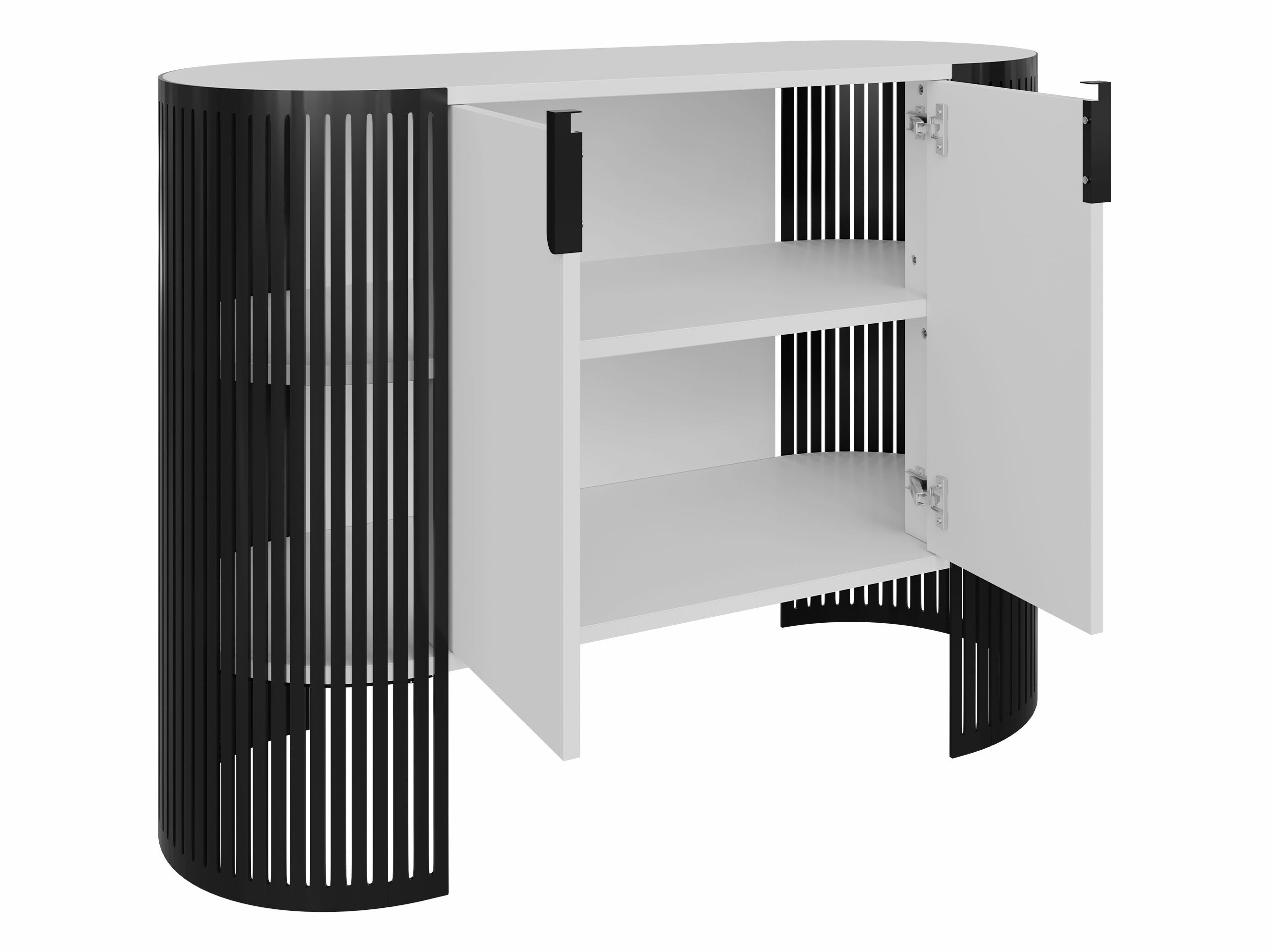 Aparador Civer (Negro + Blanco)