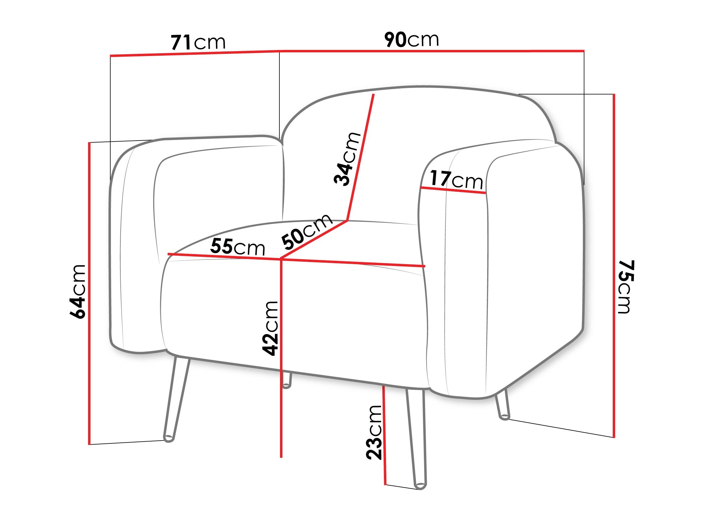 Sillón Comfivo Beatitudo I (Uttario Velvet 2978)